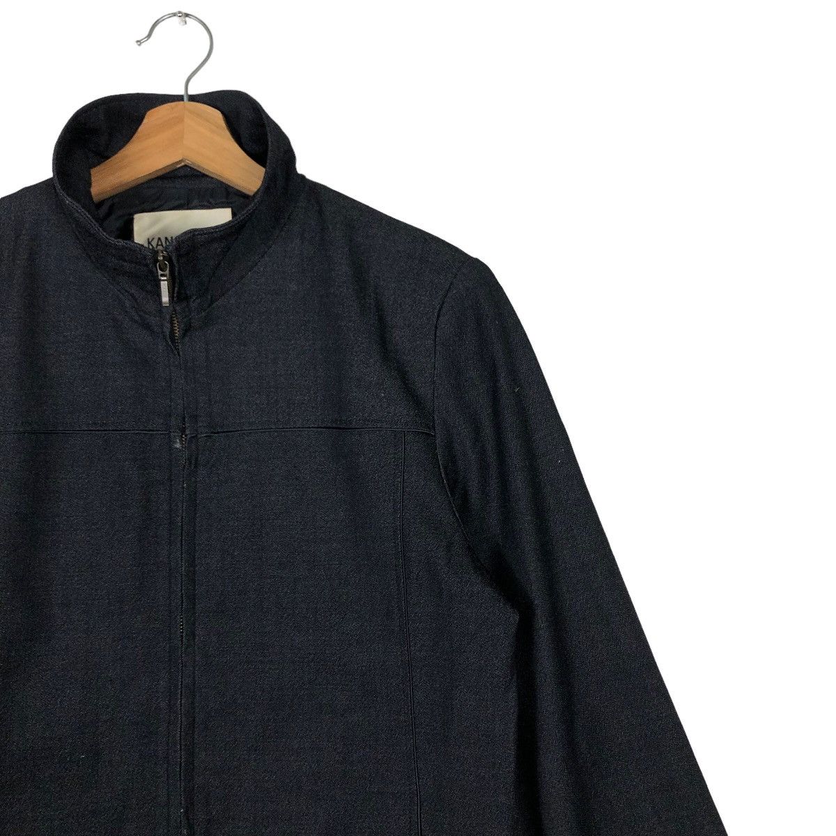Issey Miyake 🔥Rich Black Zipper Jacket Kansai Bis Issey Miyake Size US M / EU 48-50 / 2 - 6 Thumbnail