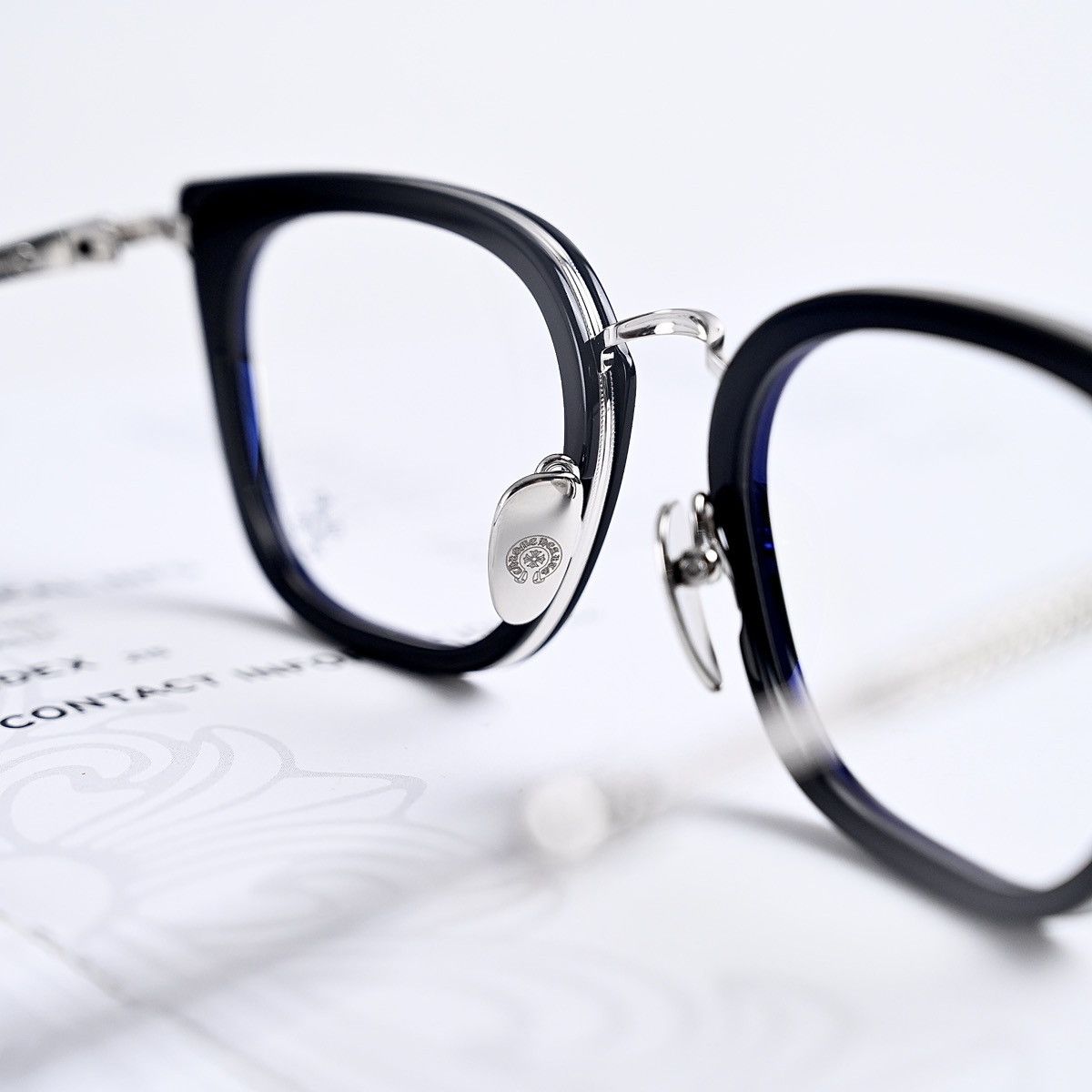 Chrome Hearts CHROME HEARTS STRAPADICTOME GLASSES Size ONE SIZE - 8 Thumbnail