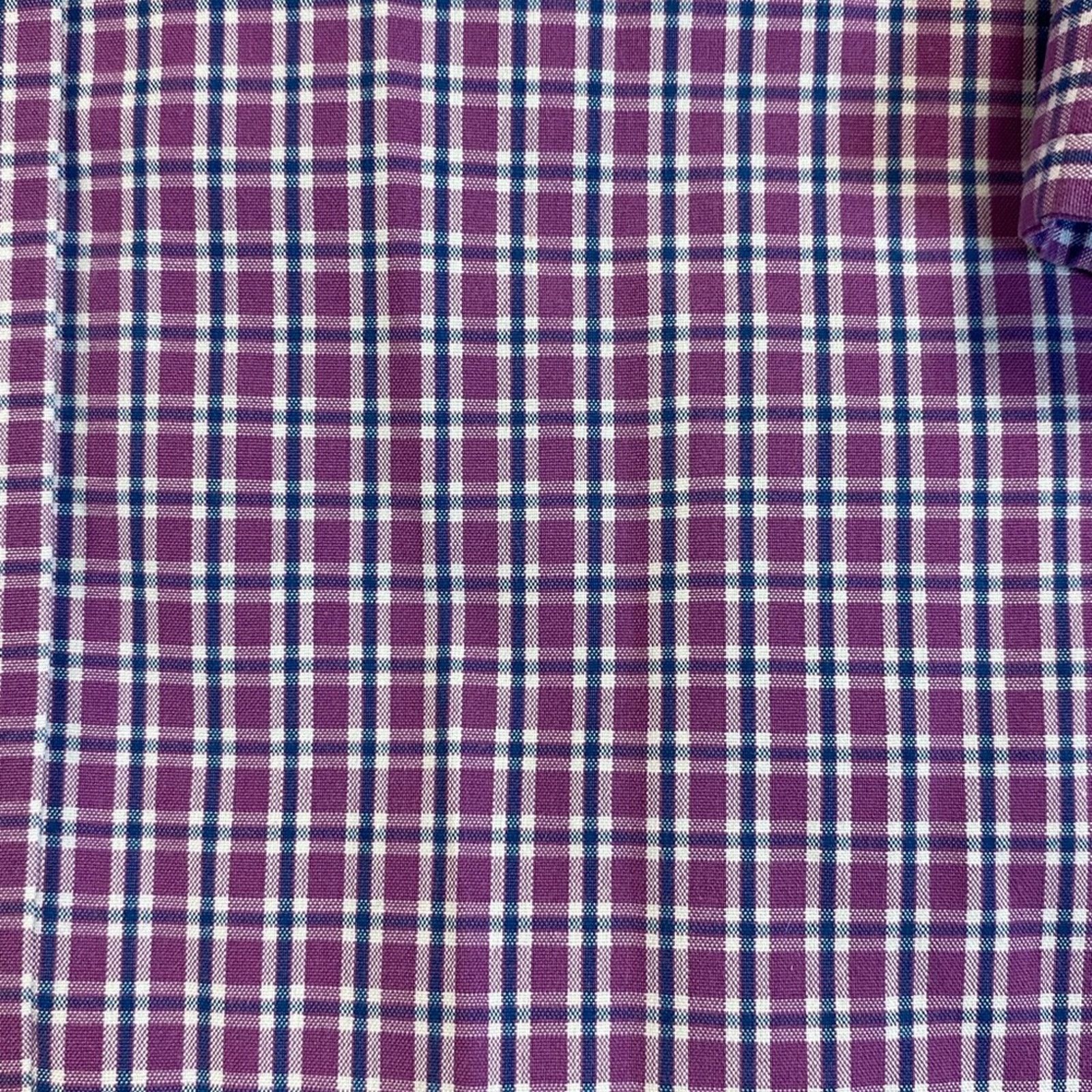 Polo Ralph Lauren Polo Ralph Lauren 16.5x 34/35 Purple Plaid Long Sleeve Shirt Size US L / EU 52-54 / 3 - 3 Thumbnail