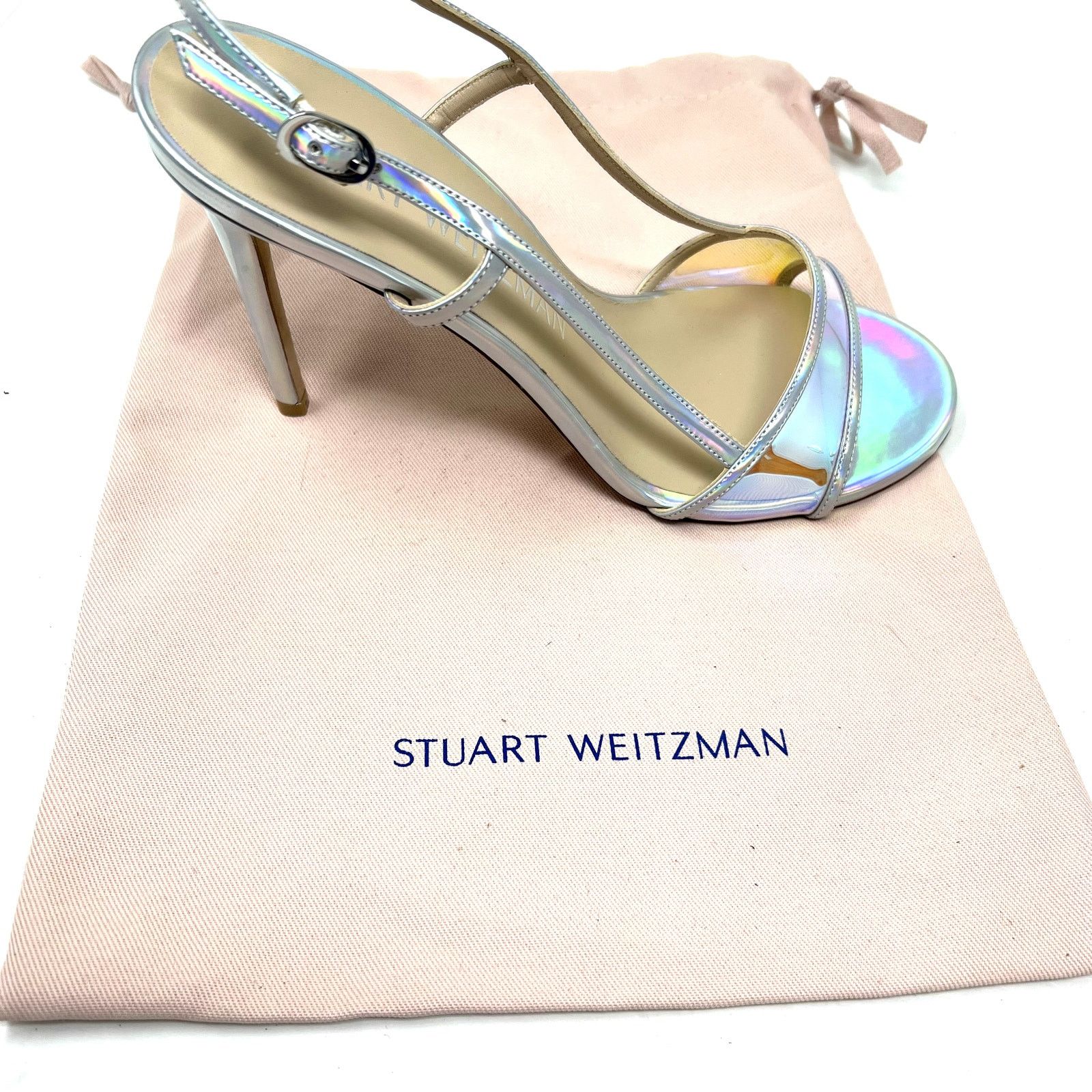 Stuart Weitzman Stuart Weitzman Mondrian Iridescent Sandals size 10.5 Size US 10.5 / IT 40.5 - 7 Thumbnail