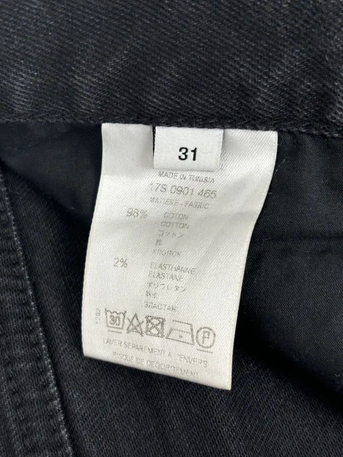 Givenchy SS2017 Givenchy Black Denim Three-Star Jeans by Riccardo Tisci Size US 30 / EU 46 - 11 Thumbnail