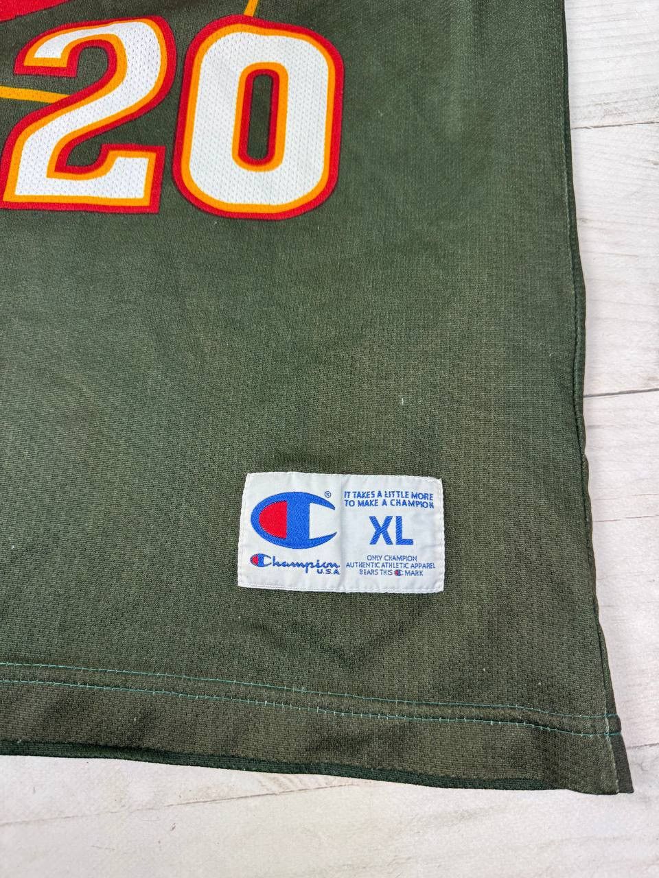Champion Vintage Champion Seattle Super Sonics Payton #20 NBA Jersey Size US XL / EU 56 / 4 - 7 Thumbnail
