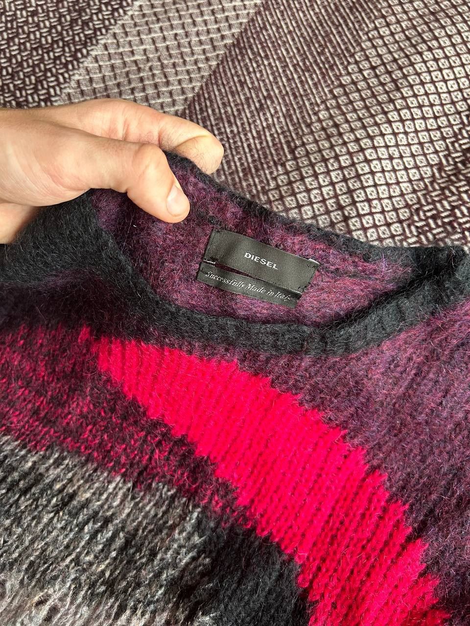 Diesel × Japanese Brand Diesel Avantgarde Style Y2K Sweater Streetwear Size M / US 6-8 / IT 42-44 - 5 Thumbnail