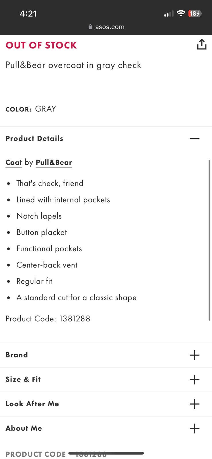 Asos Pull & Bear/ASOS Longcoat/overcoat Size US M / EU 48-50 / 2 - 10 Thumbnail