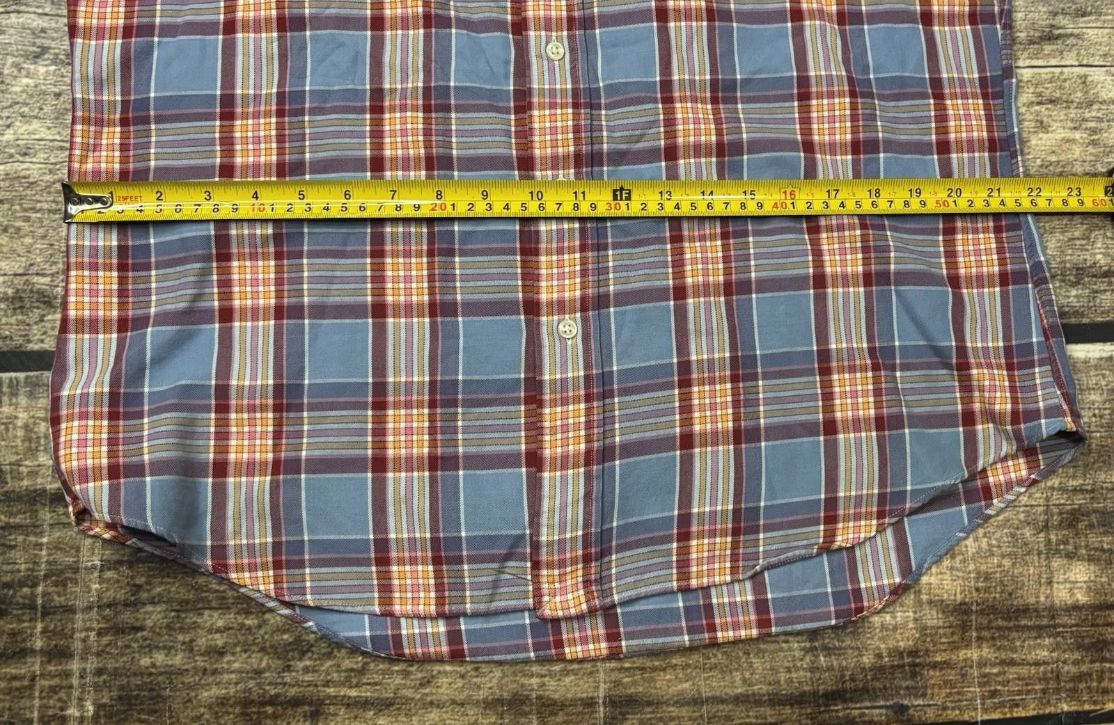Polo Ralph Lauren VTG Polo Ralph Lauren Shirt Mens Large Long Sleeve Orange Size US L / EU 52-54 / 3 - 11 Thumbnail