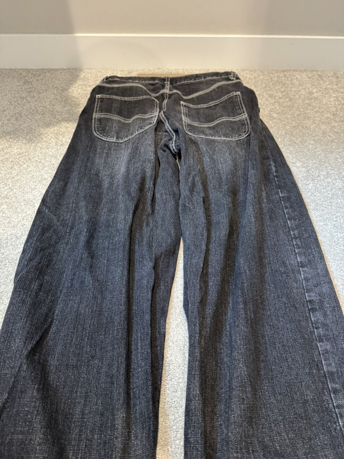 Other Baggy Black Denim Size US 33 - 2 Thumbnail