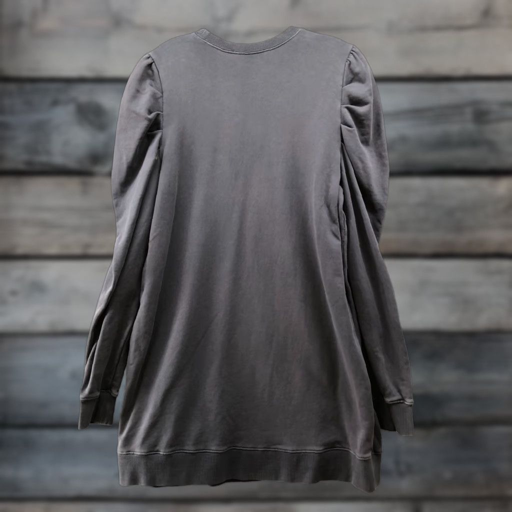 Rebecca Minkoff Rebecca Minkoff Janine Puff Sleeve Sweatshirt Dress Womens M Gray Crewneck Shirt Dress Puff Sleeve Sweater Dress - Mens? Size M / US 6-8 / IT 42-44 - 1 Thumbnail