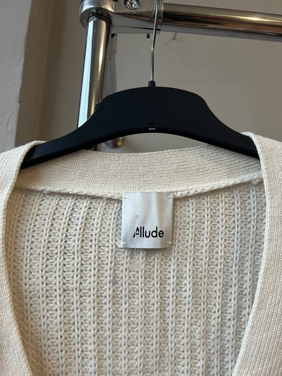 Allude RRP $599 ALLUDE CASHMERE/WOOL BUTTON PATCH POCKETS CARDIGAN Size XS / US 0-2 / IT 36-38 - 8 Thumbnail