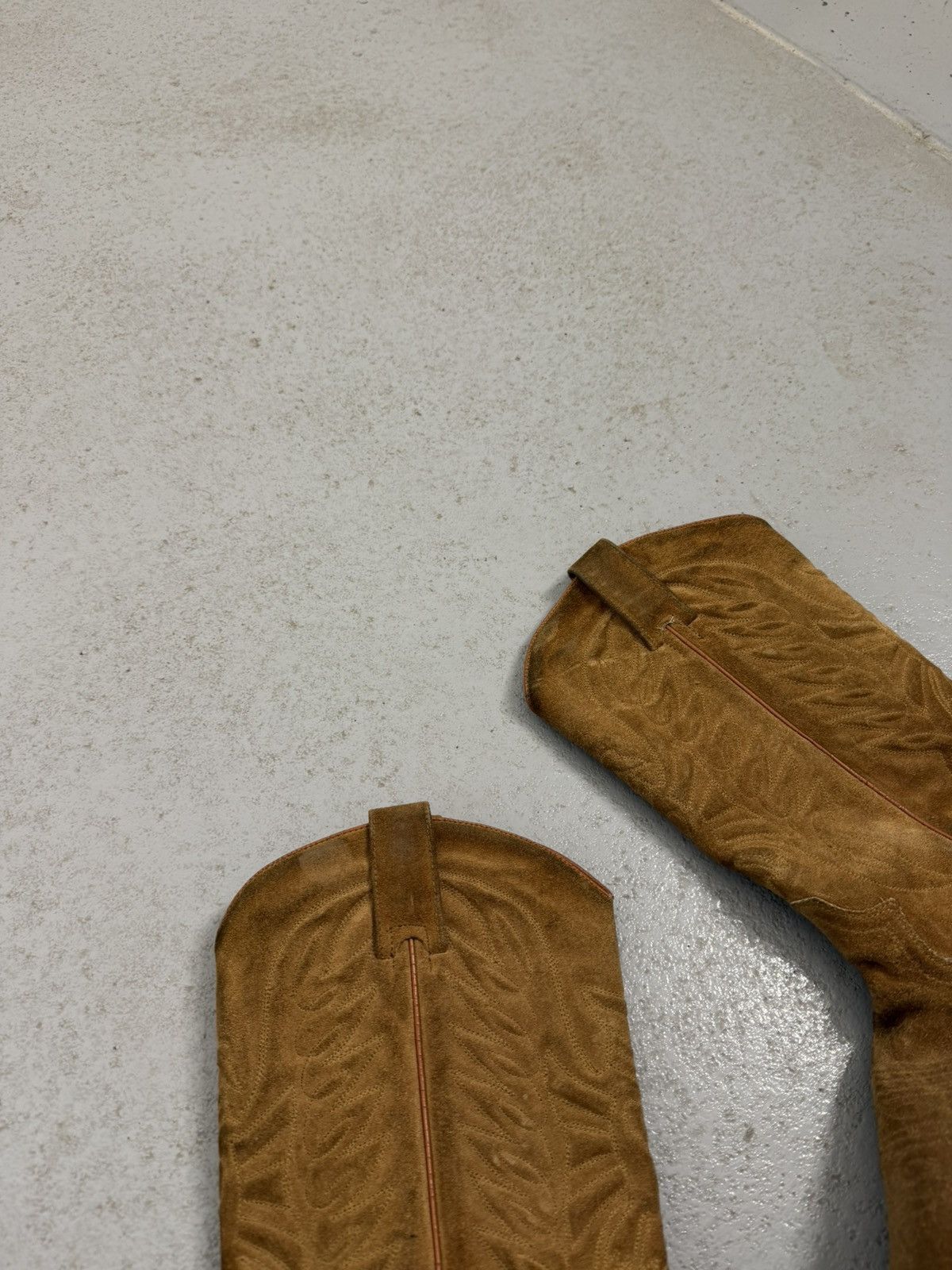 Sendra Vintage Sendra Cowboy Suede Leather Boots Size US 9.5 / EU 42-43 - 4 Thumbnail