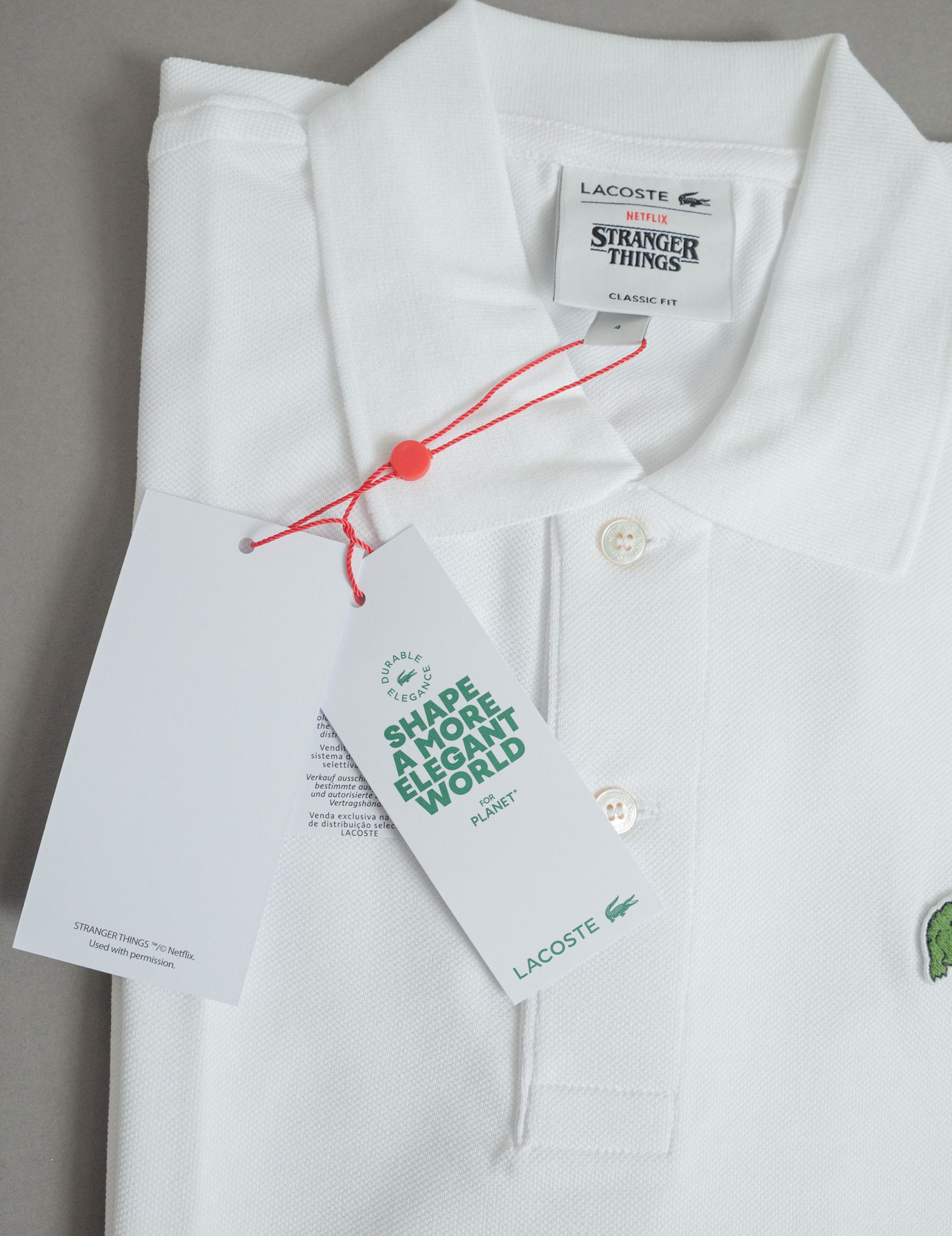 Lacoste Lacoste Stranger Things Polo Shirt X Netflix Limited