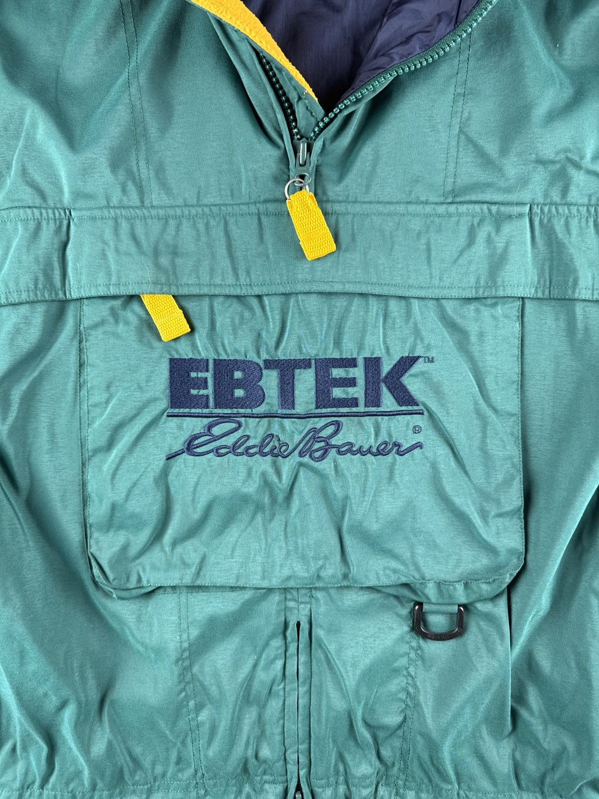 Eddie Bauer Vintage 90s Eddie Bauer EBTEK Anorak Jacket Stowaway Hood S Size US S / EU 44-46 / 1 - 4 Thumbnail