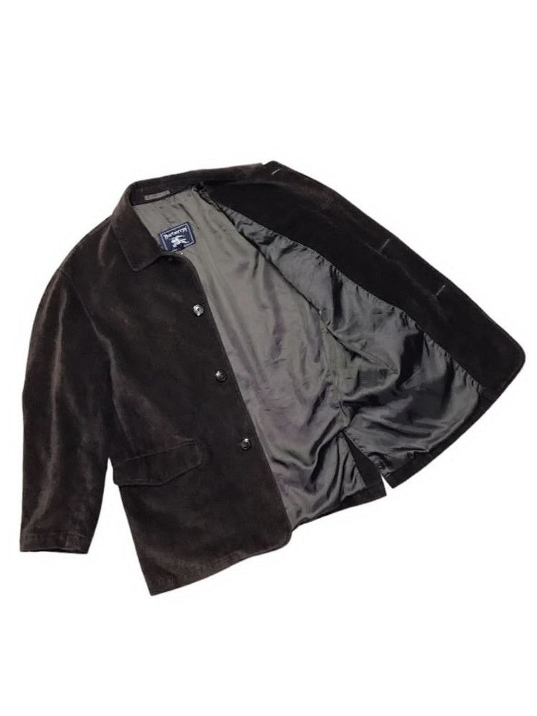 image of Vintage Burberry Cudroy Jacket in Dark Brown, Men's (Size Large)