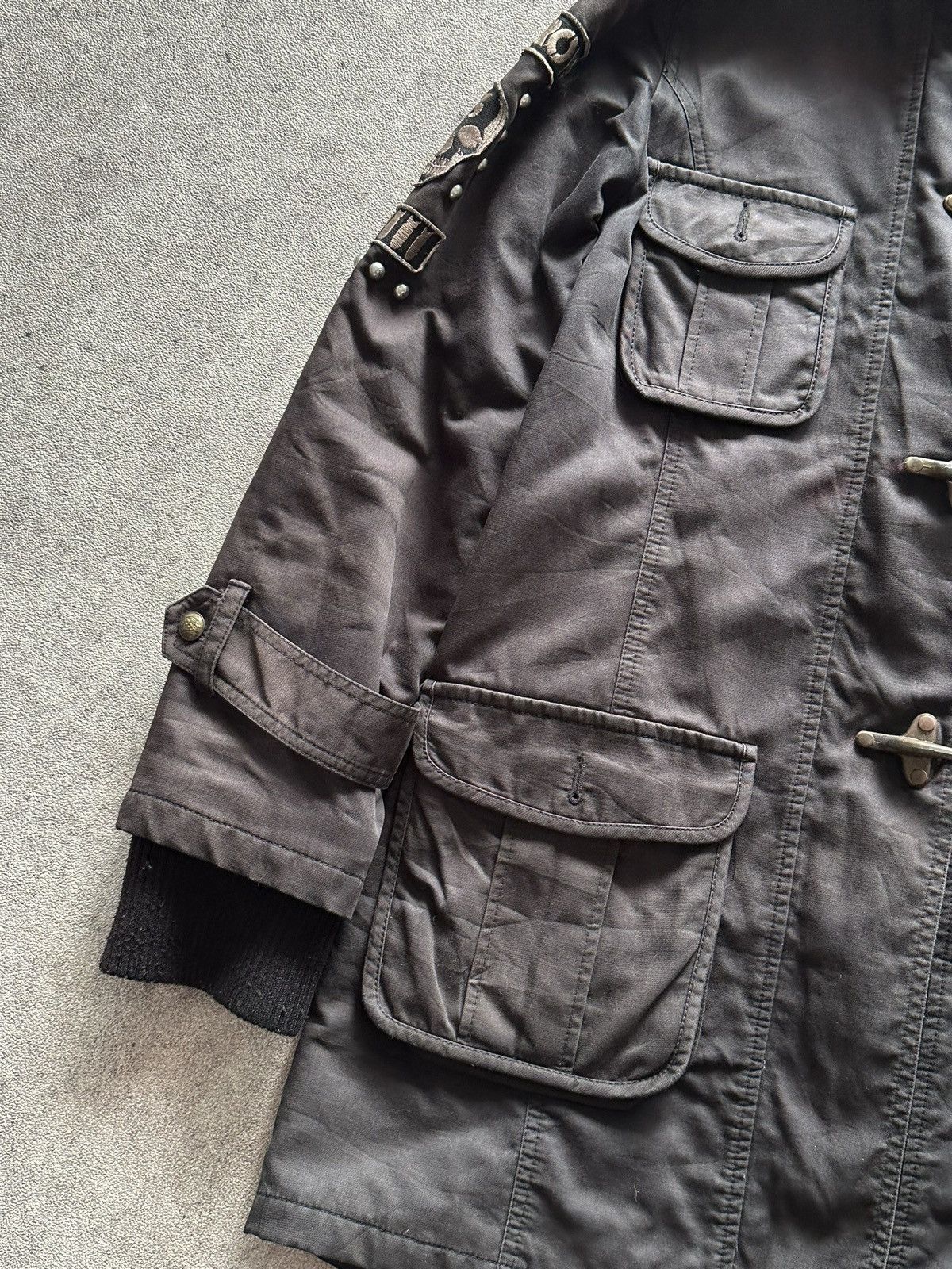 Hysteric Glamour 90s Japanese Fur Grunge Punk Bondage Fishtail Parka Jacket Size US S / EU 44-46 / 1 - 2 Thumbnail