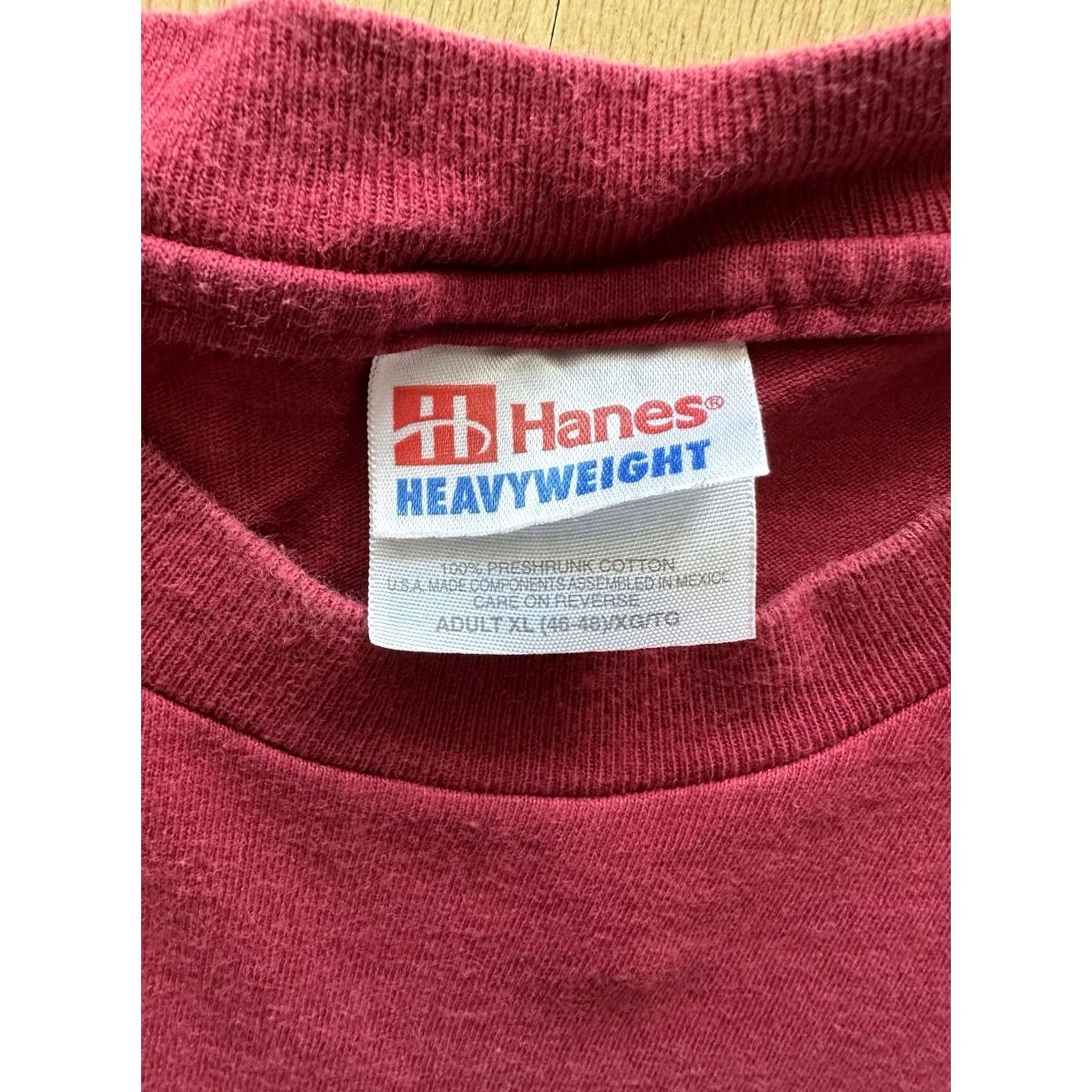 Hanes Vintage 90s Martin Luther King Jr T-Shirt Adult Size XL Maroon Mlk Jr Y2k Rap Tee Style Size US XL / EU 56 / 4 - 6 Thumbnail