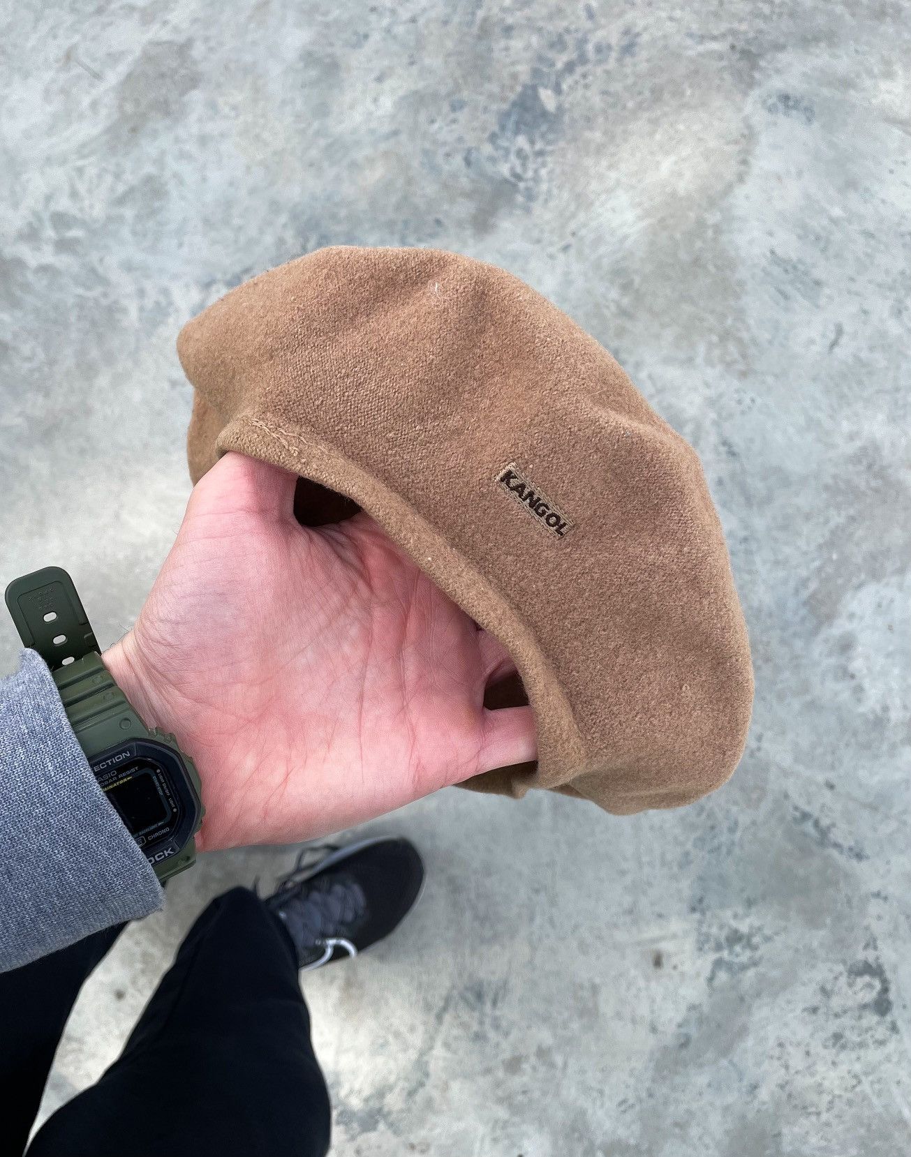 Kangol Vintage Kangol Hat Cap Y2K Paris Beige Wool Beret Size ONE SIZE - 1 Thumbnail