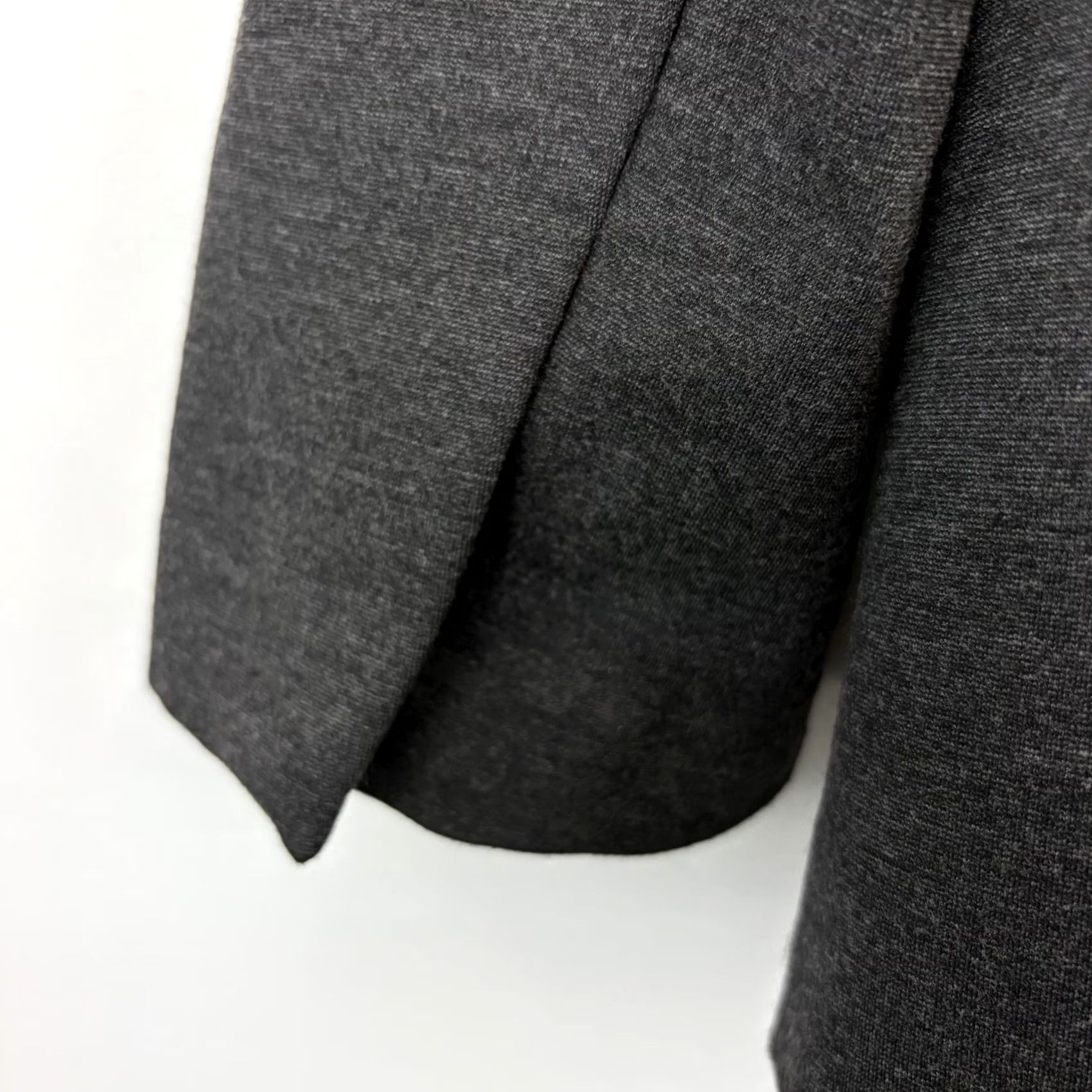 Vintage Lane Bryant Blazer Womens 14 Gray One Button Knit Office Jacket/Coat Blazer Dress Shirt? (omit) Size XL / US 12-14 / IT 48-50 - 6 Thumbnail