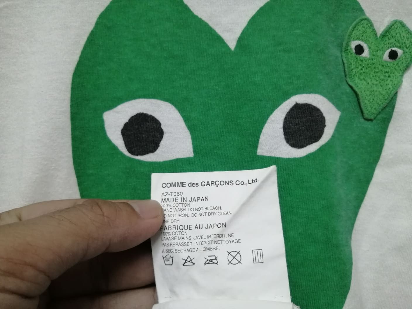 Comme des Garcons × Comme des Garcons PLAY × Vintage VINTAGE COMME DES GARCONS PLAY BIG LOGO VERY RARE Size US S / EU 44-46 / 1 - 5 Thumbnail