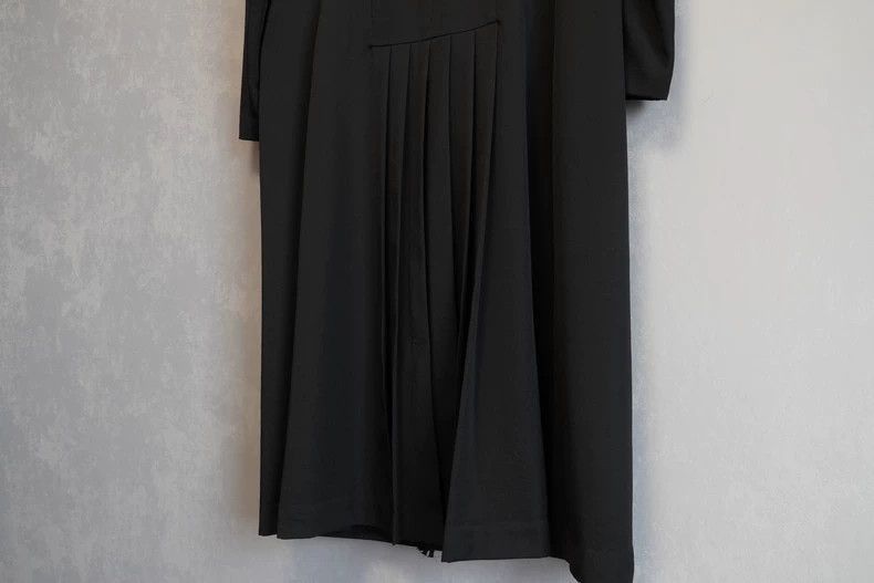 Yohji Yamamoto Yohji Yamamoto 20SS Buffalo horn button pleated tail coat-2 Size US M / EU 48-50 / 2 - 7 Thumbnail