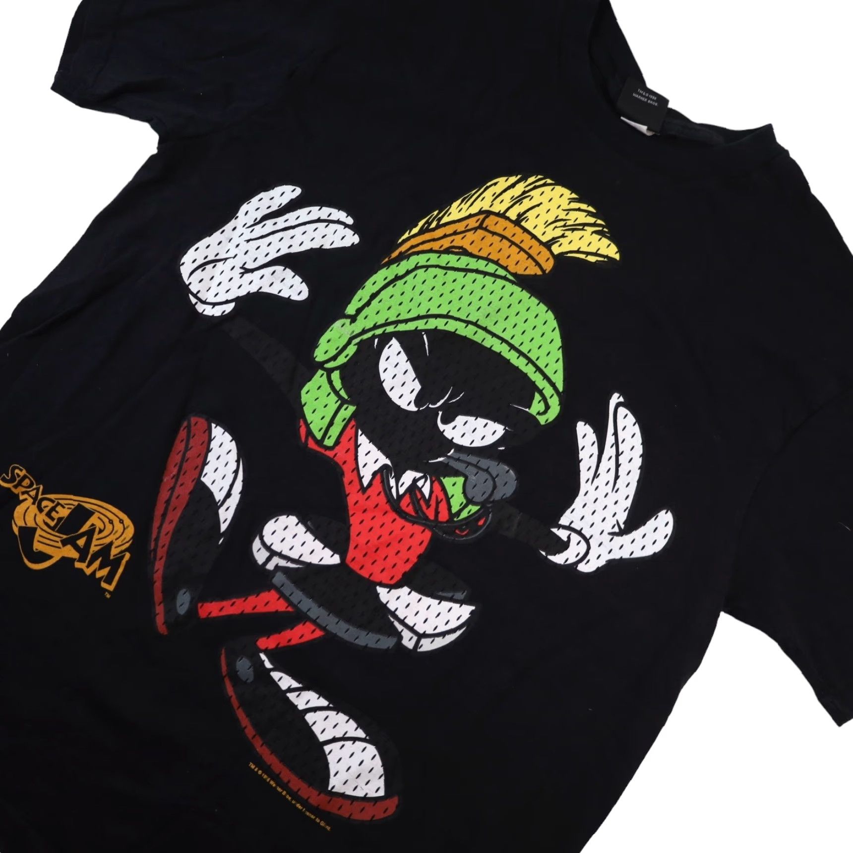 Vintage VINTAGE Space Jam T Shirt Marvin the Martian Black XL Mens Graphic 1996 Size US XL / EU 56 / 4 - 2 Thumbnail