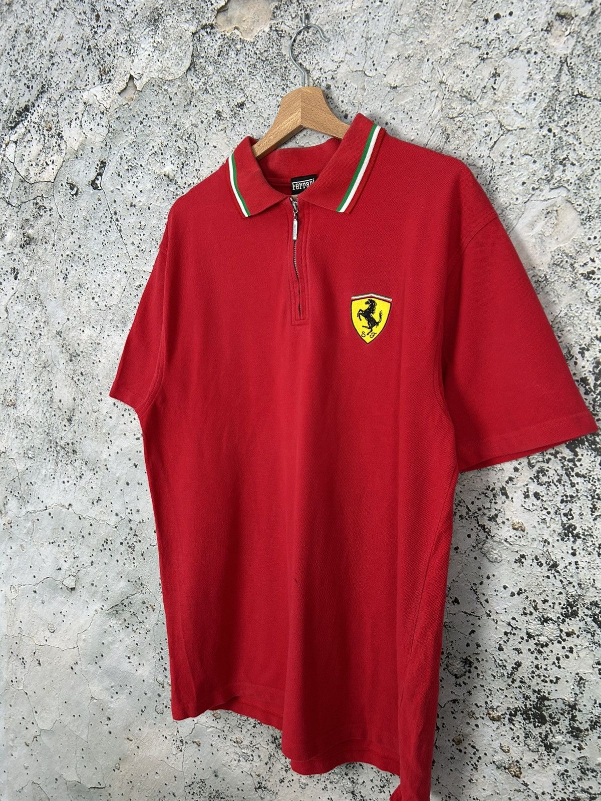 Ferrari Vintage Ferrari 90s Racing Polo Tee Motorsport F1 Rare Hype Size US L / EU 52-54 / 3 - 2 Thumbnail