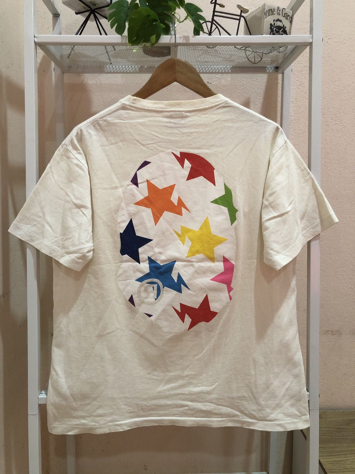 Bape Bapesta Big Bape head Mirror Print Tshirts Size US L / EU 52-54 / 3 - 2 Thumbnail