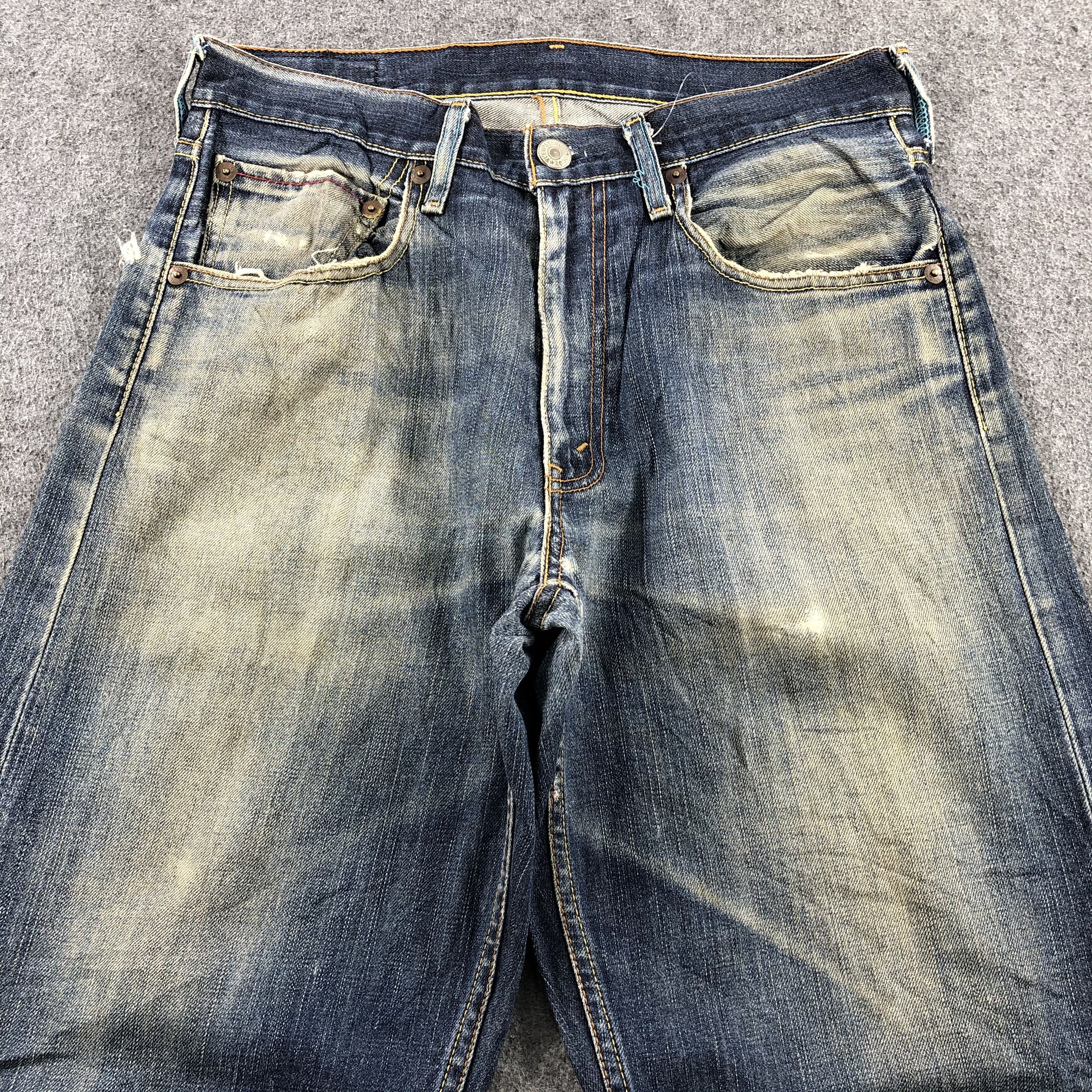 Levi's × Vintage Vintage 90s Blue Wash Levis 709 Jeans-JM1950 Size US 33 - 3 Thumbnail