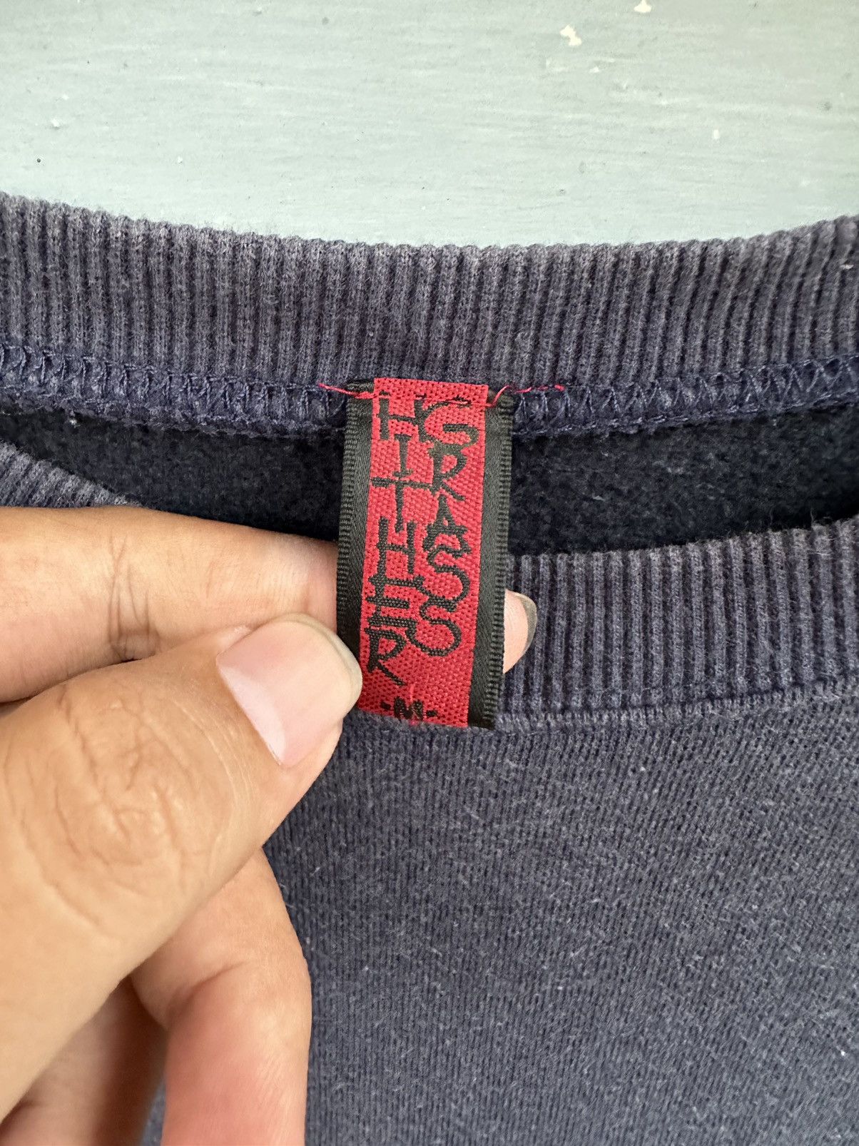 Hysteric Glamour × If Six Was Nine × Japanese Brand Dragon Hither Grass Sweatshir Navy Faded Size US M / EU 48-50 / 2 - 8 Thumbnail