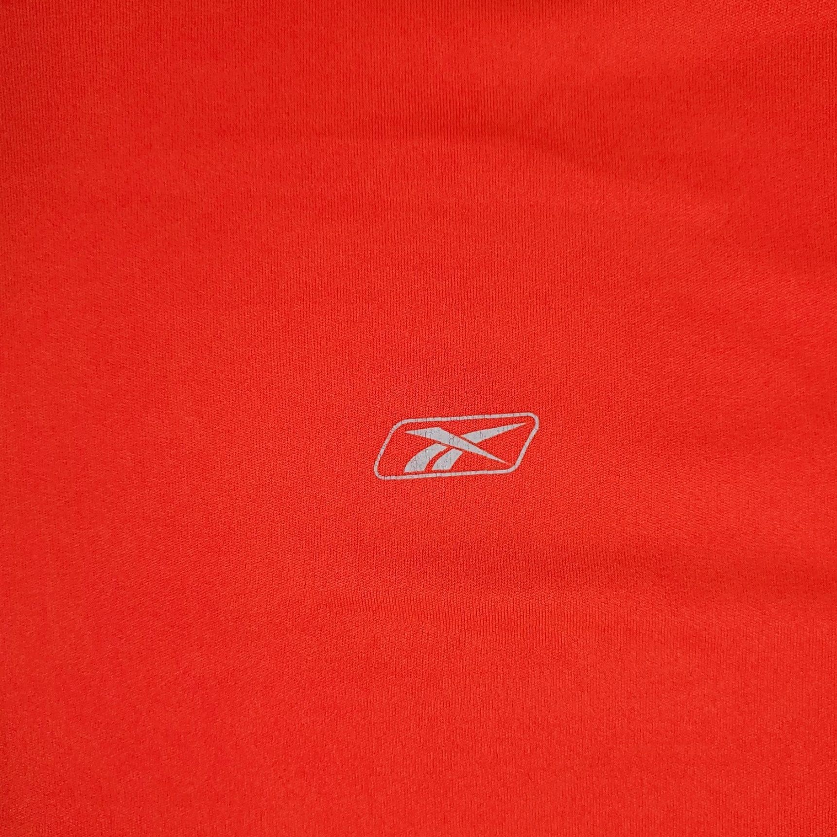 Reebok Reebok T Shirt Mens XL Orange/Red Active Gym Work Out Short Sleeve Pullover Logo Zipper Casual Wear Sports Modern 90s? Size US XL / EU 56 / 4 - 2 Thumbnail