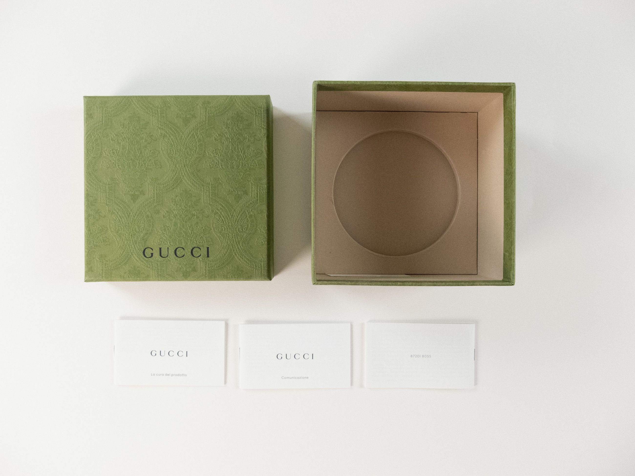 Gucci GUCCI white logo print clear glass paperweight stationery Size ONE SIZE - 5 Thumbnail