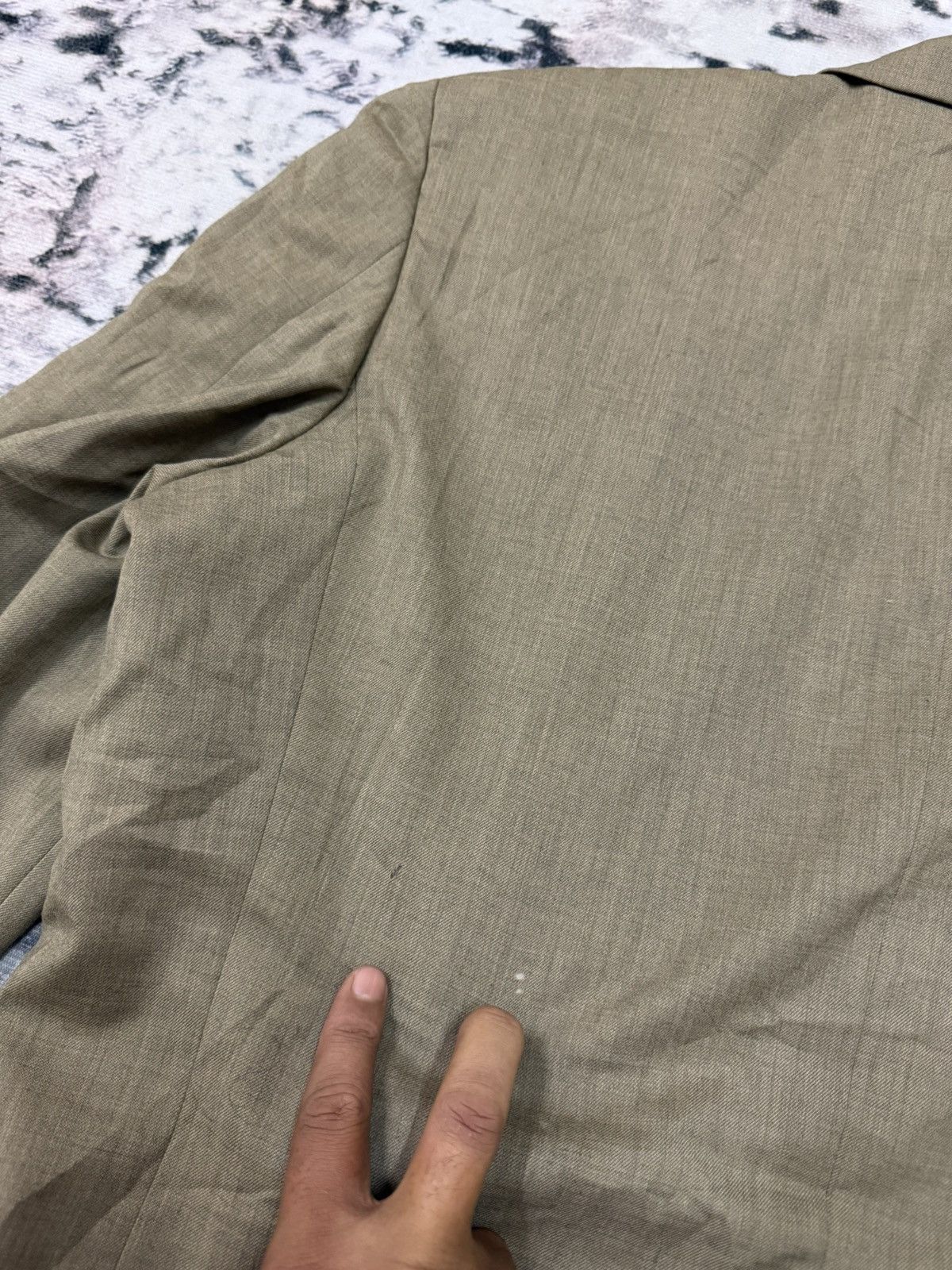 Issey Miyake Issey Miyake Men Beige Blazer Size 40S - 8 Thumbnail
