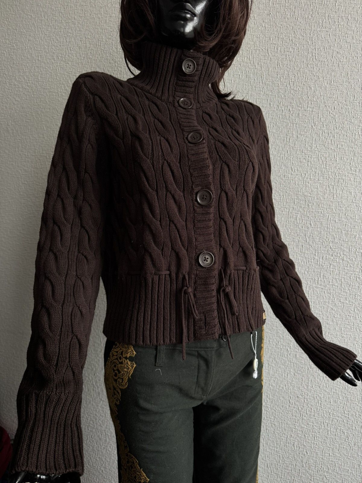 Polo Ralph Lauren × Vintage 🦂Polo Jeans Ralph Laurent knitwear vintage Y2K brown sweater Size L / US 10 / IT 46 - 11 Thumbnail