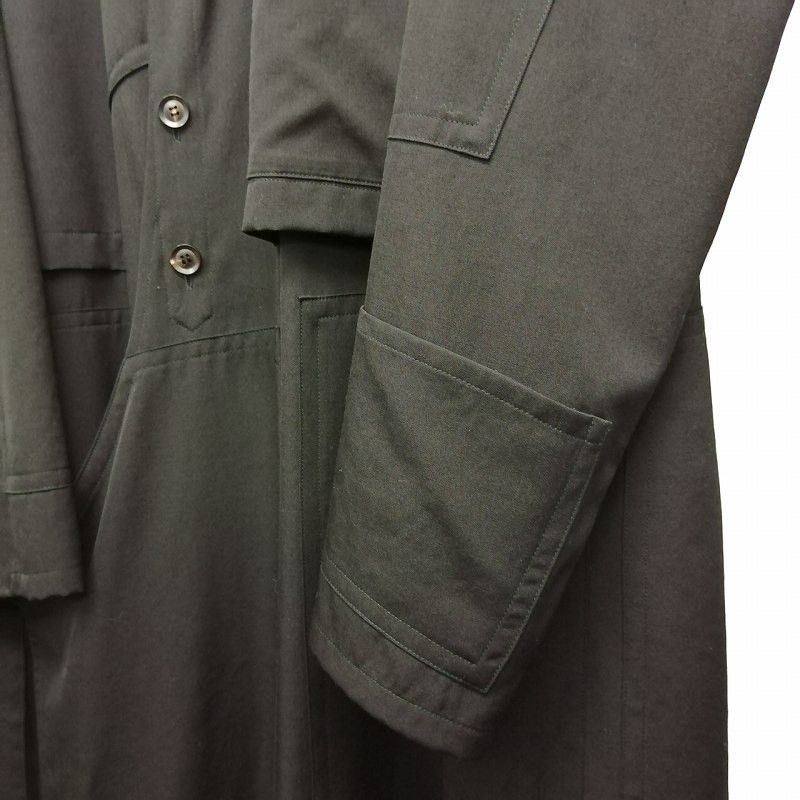 Yohji Yamamoto YOHJI YAMAMOTO POUR HOMME 18AW Wool Dress Coat Size US L / EU 52-54 / 3 - 5 Thumbnail