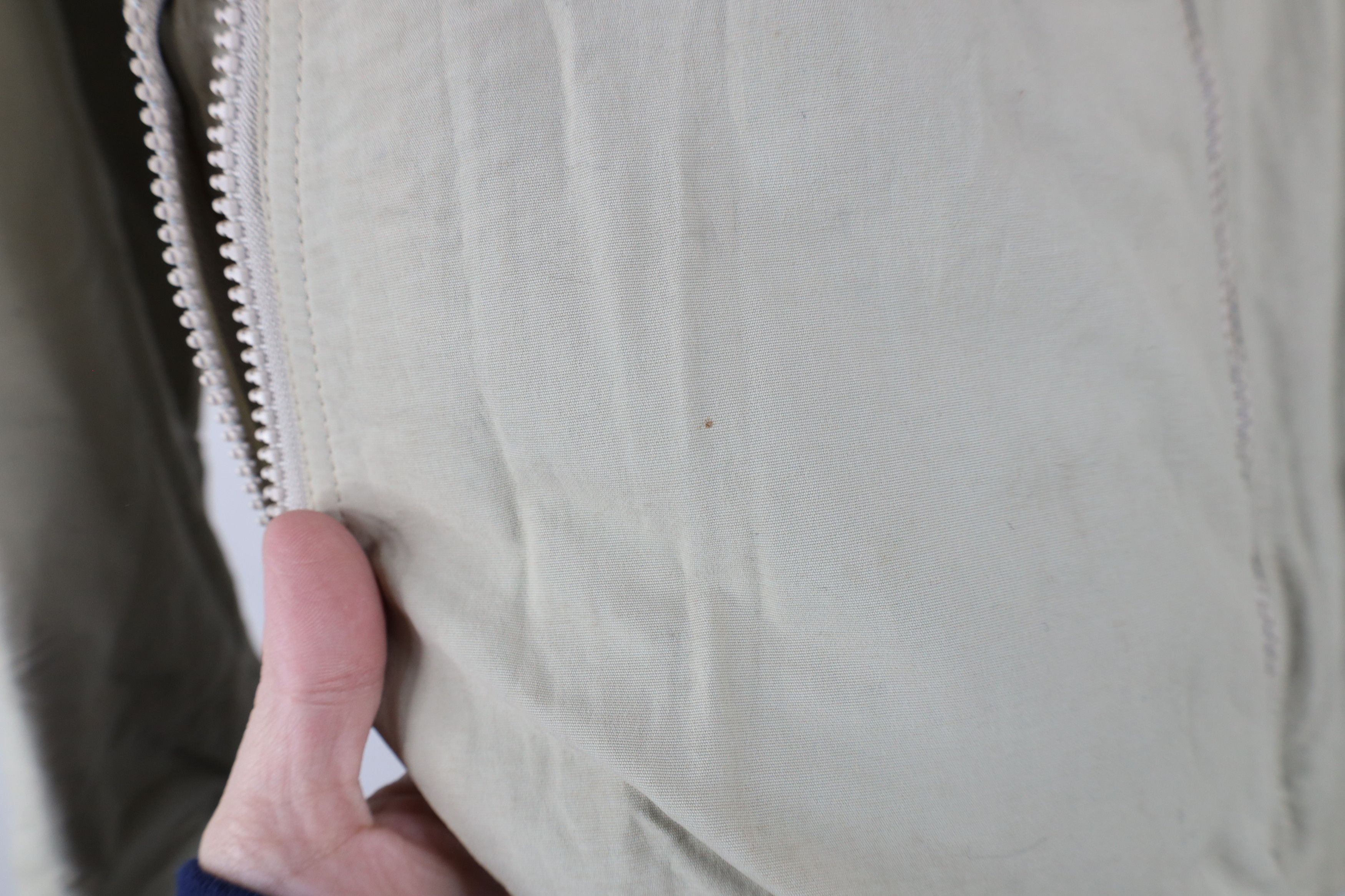 Eddie Bauer × Vintage Vintage 90s Eddie Bauer Fleece Lined Bomber Jacket Beige Size US S / EU 44-46 / 1 - 5 Thumbnail