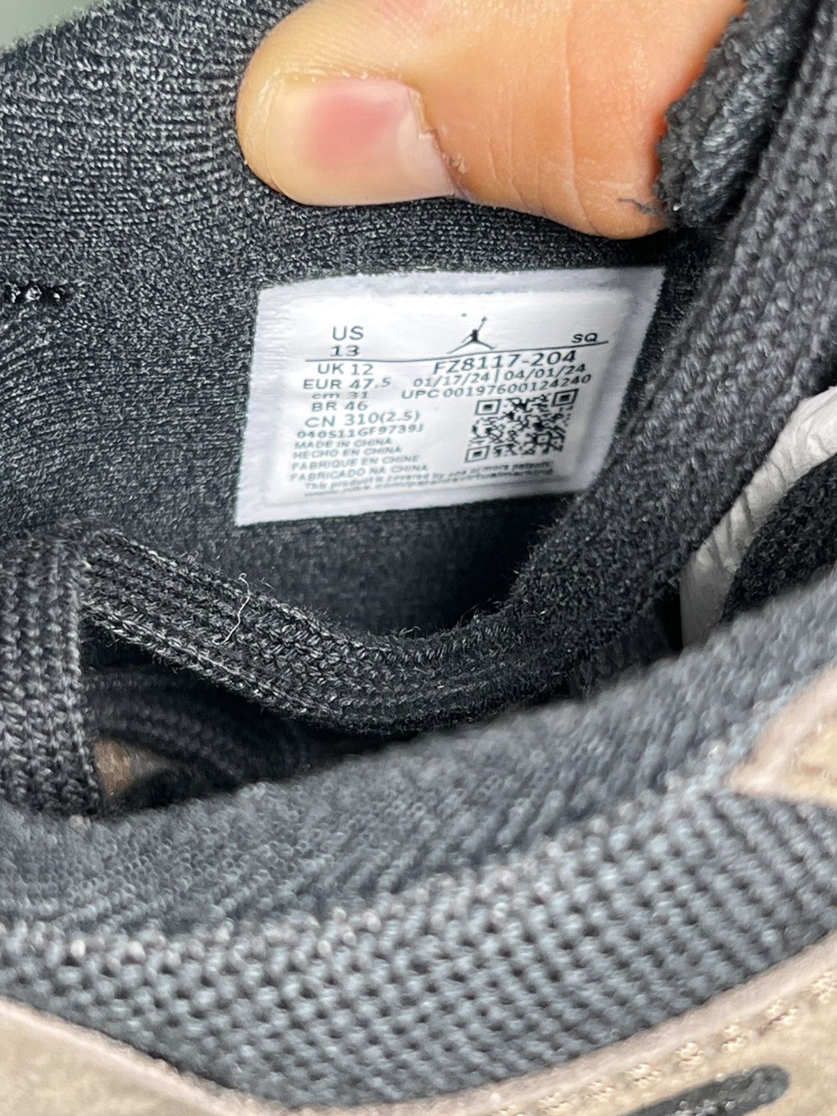 Nike × Travis Scott Jordan Jumpman Jack TR(t-rexx) Travis Scott "Dark Mocha" Size US 13 / EU 46 - 6 Thumbnail