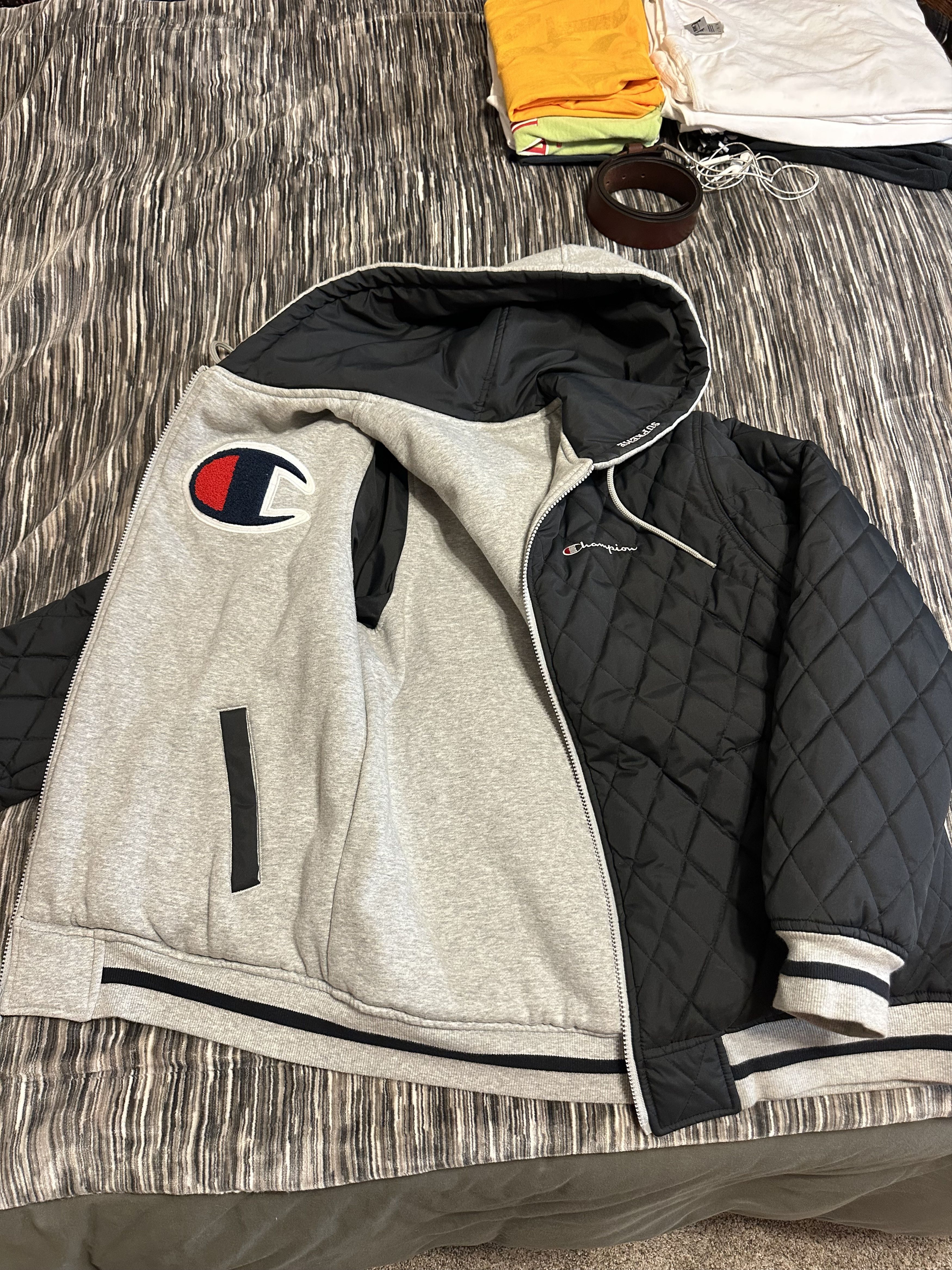 Champion × Supreme SUPREME Champion 2014 Reversible Zip up hoodie Jacket Black Size US L / EU 52-54 / 3 - 3 Thumbnail