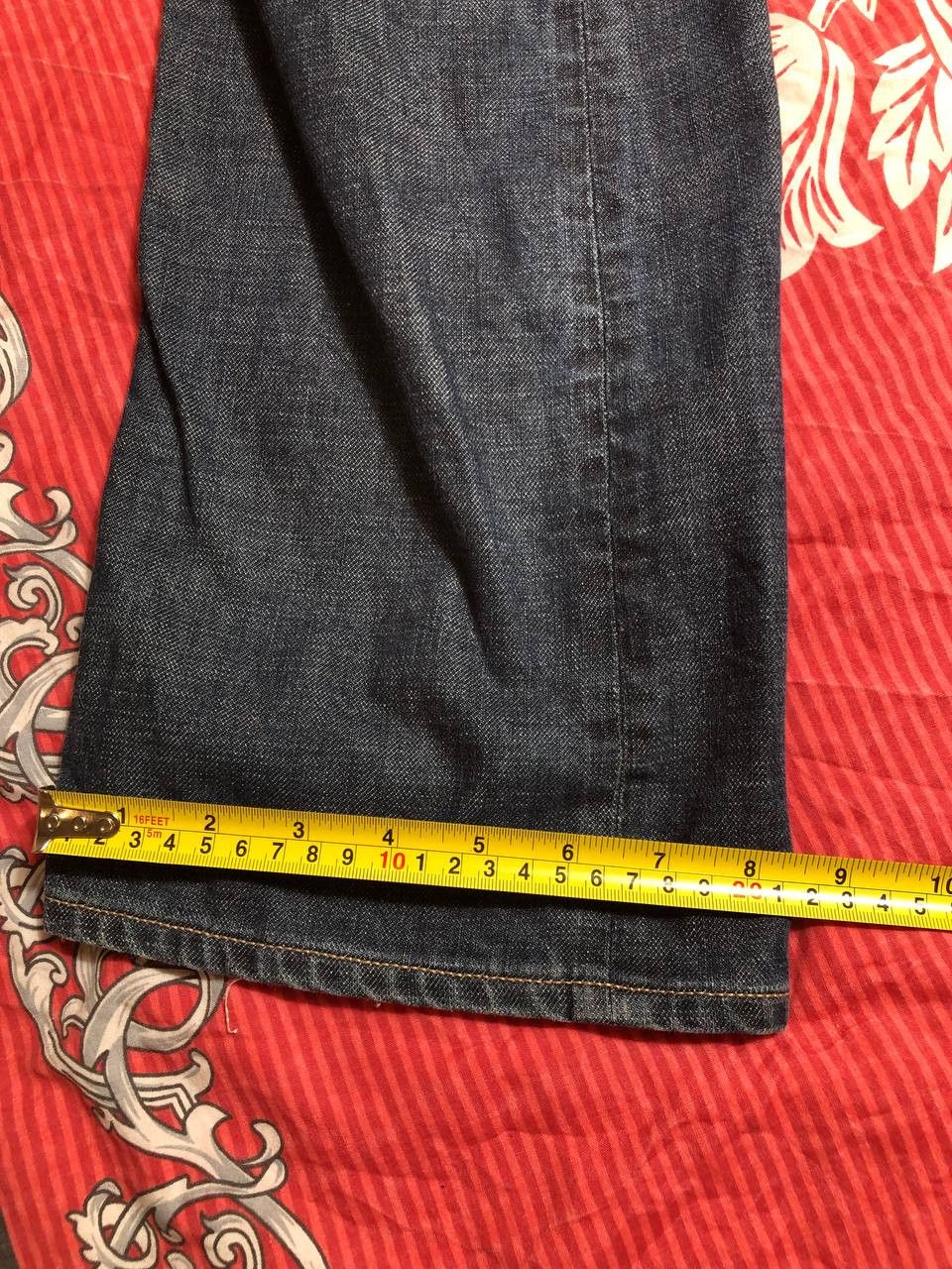 Allsaints Dirty Painted Distressed Thrashed Faded Baggy Jeans Y2K Size US 32 / EU 48 - 3 Thumbnail