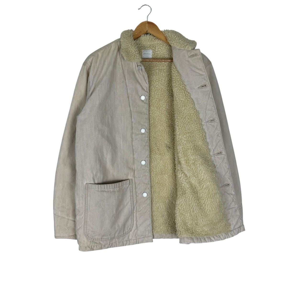 Good Enough ☀️GDEH HIROSHI FUJIWARA CHORE SHERPA JACKET Size US M / EU 48-50 / 2 - 12 Thumbnail