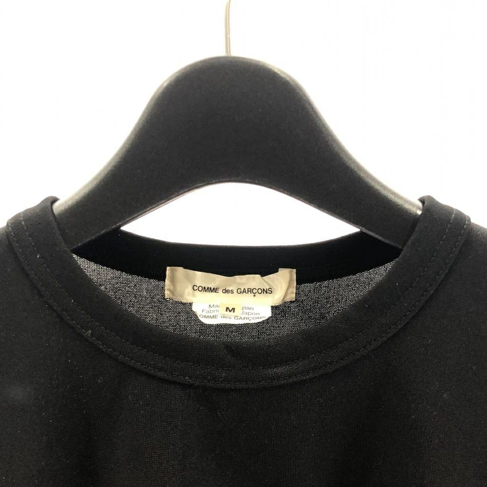 Comme des Garcons T-Shirt Long Sleeve Cut/ Sew Plain Balloon Hem Pattern Black Size US M / EU 48-50 / 2 - 4 Thumbnail