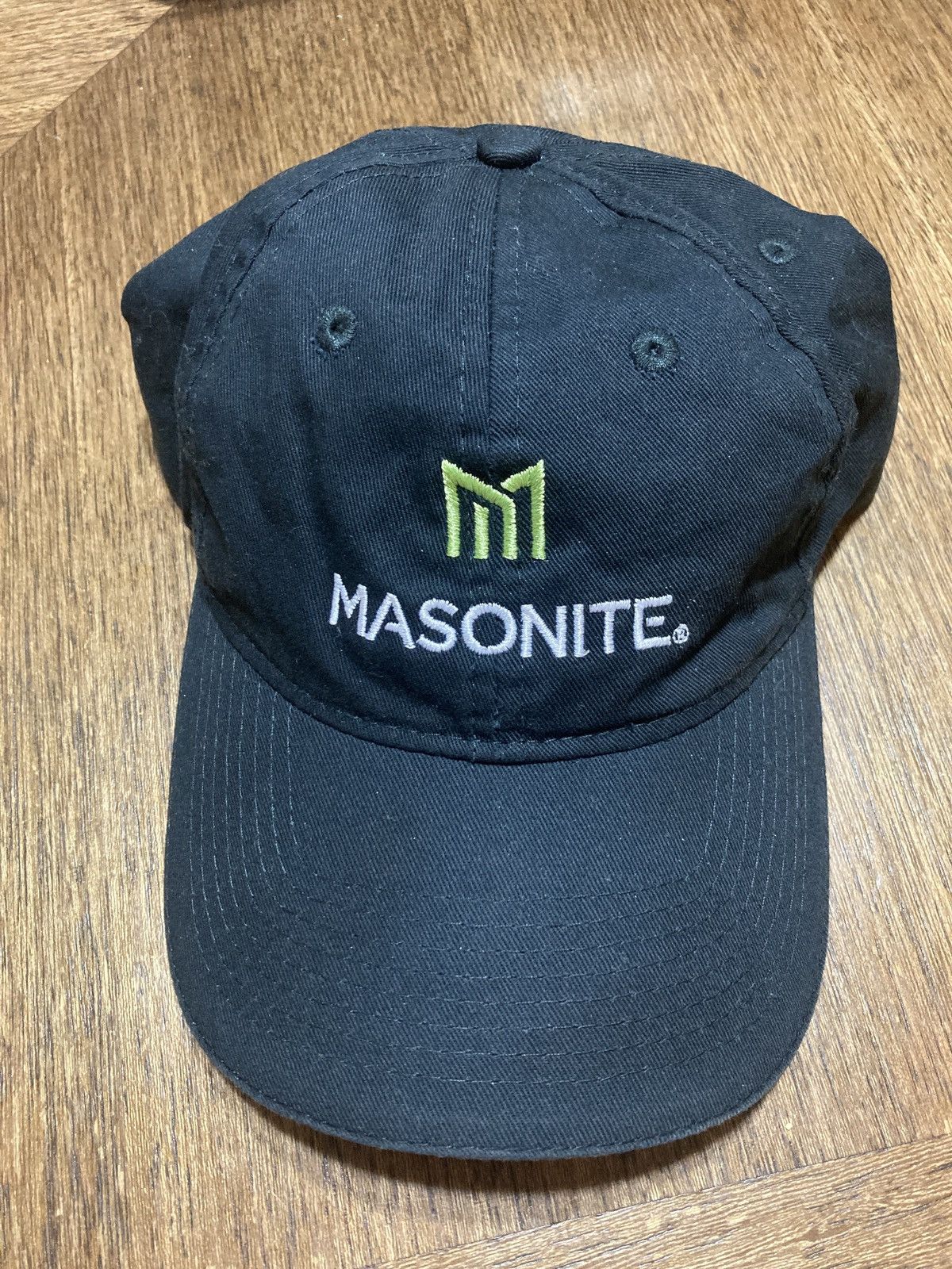 POST&CO Masonite Strapback Hat Black One Size fits Port & Company Size ONE SIZE - 1 Thumbnail