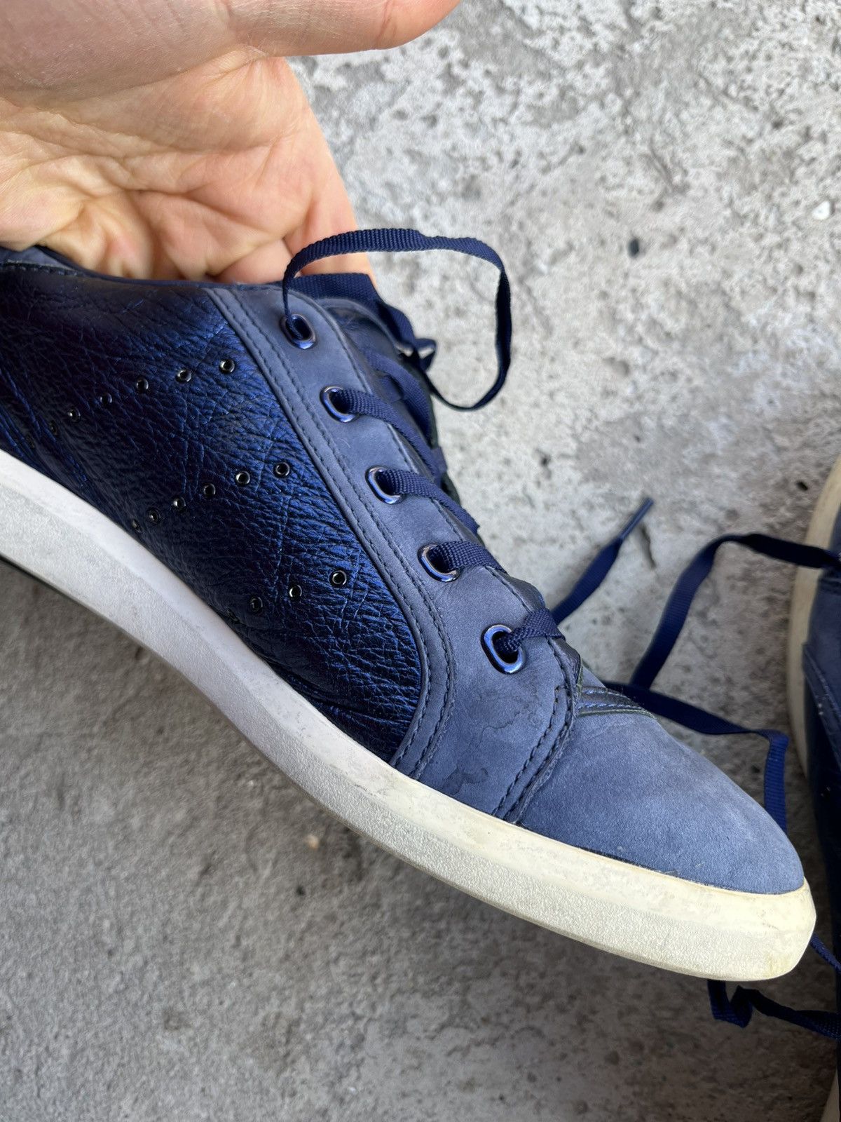 Adidas × Y-3 × Yohji Yamamoto AW09 Yohji Yamamoto x Adidas Y-3 Low Top Sneakers Shoes Y2K Size US 8 / EU 41 - 17 Thumbnail