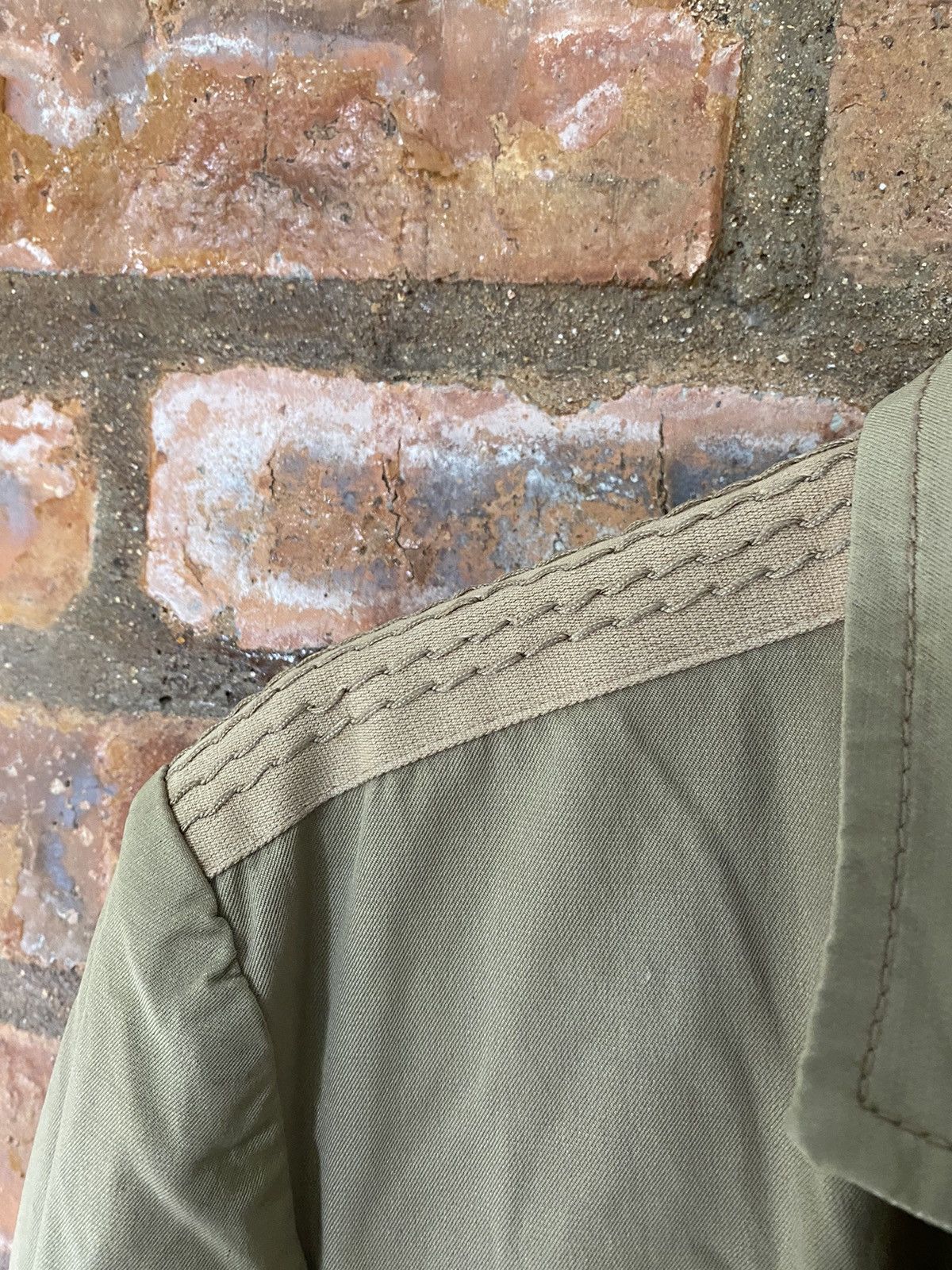 Marithe + Francois Girbaud 2000s Marithe Francois Girbaud Repair tribal Distress Jacket Size US L / EU 52-54 / 3 - 8 Thumbnail