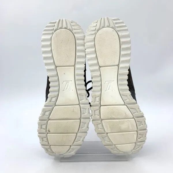 Louis Vuitton Louis Vuitton Black Leather Mixed Sports Sneakers -2508 Size US 8.5 / EU 41-42 - 5 Thumbnail