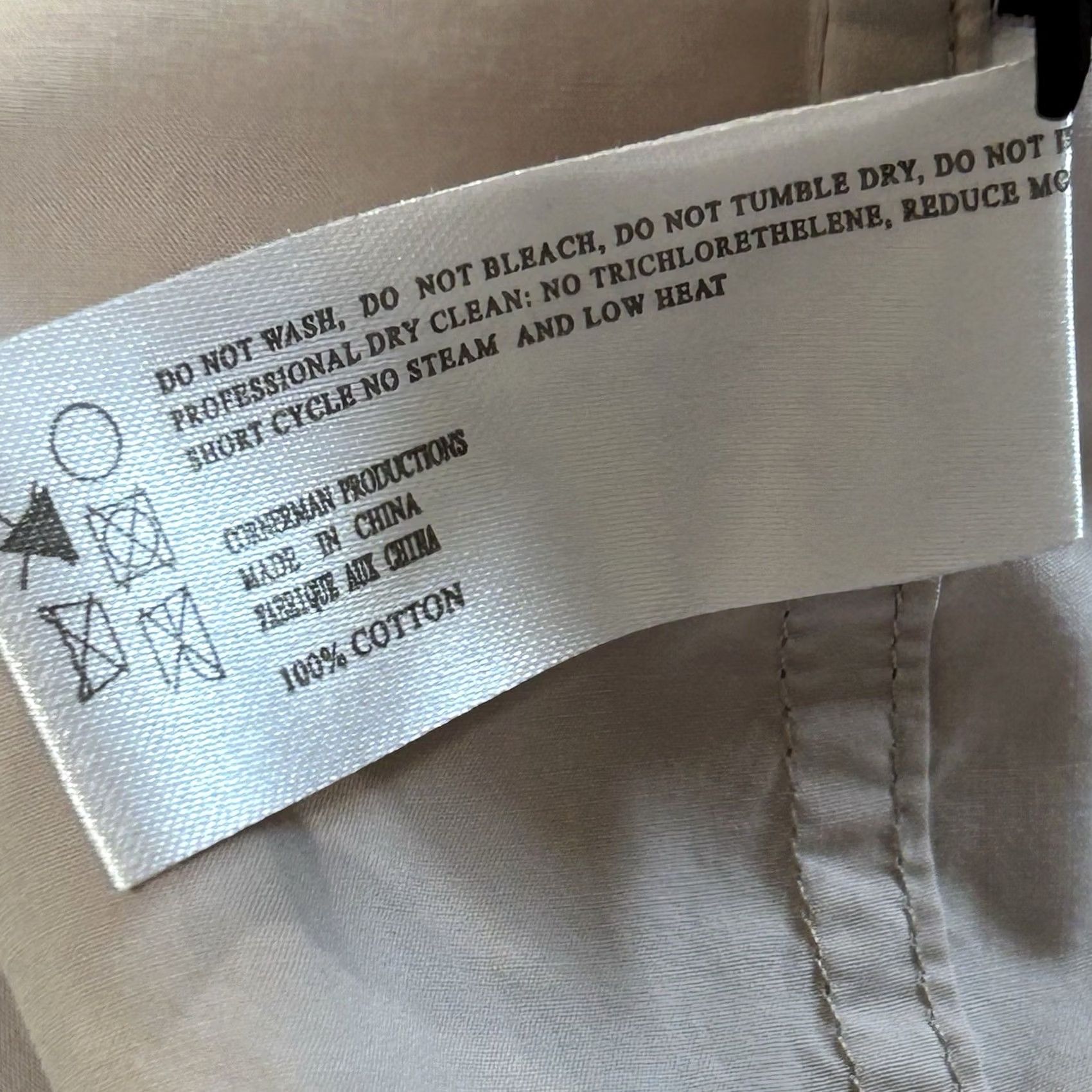 Stampd Stampd Storm Dress Shirt Button-Up Long Sleeve Men’s Large Tan Knit Cotton Solid Casual Workwear Urban Fashion 90s Style Mens Size 42R - 7 Thumbnail