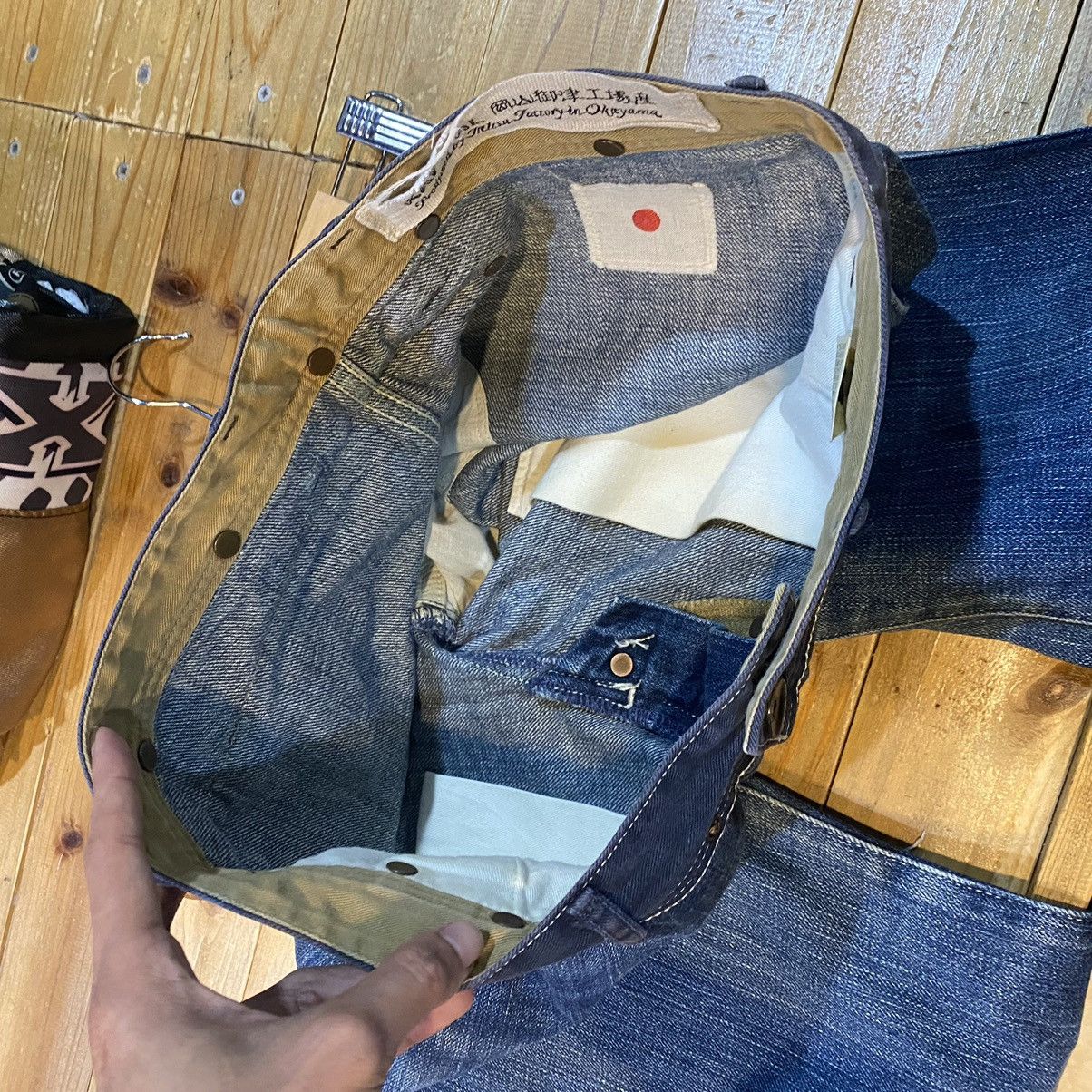 Kapital KAPITAL Camera Work Denim Pants Blue Cotton Size 0 / XS Size US 29 - 10 Thumbnail