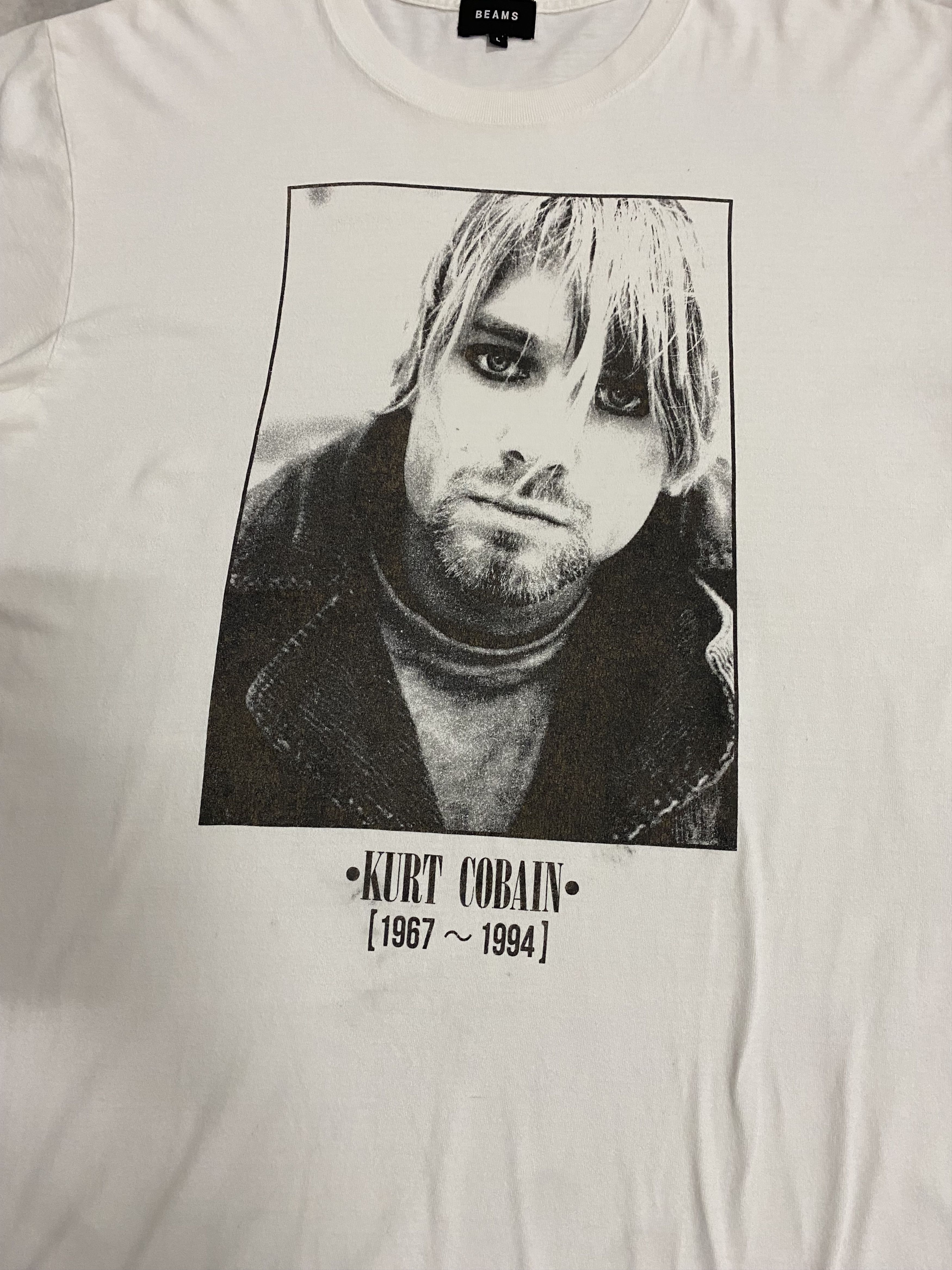 Beams Plus Rare Kurt Cobain X Beams T Shirt Size US L / EU 52-54 / 3 - 2 Thumbnail
