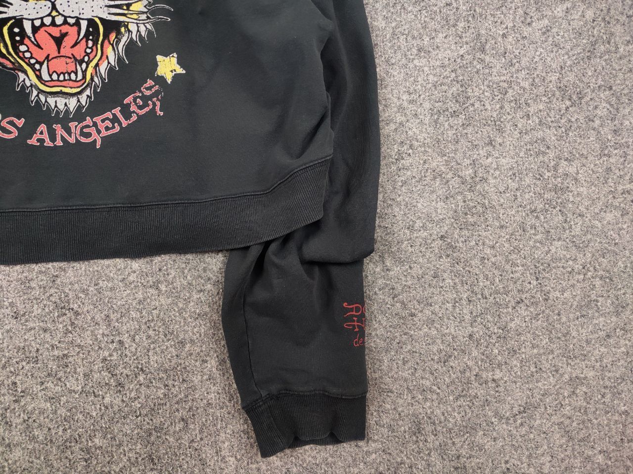 Ed Hardy Ed hardy La Road Tiger Cropped Hoodie Vintage Y2K Style Size L / US 10 / IT 46 - 4 Thumbnail