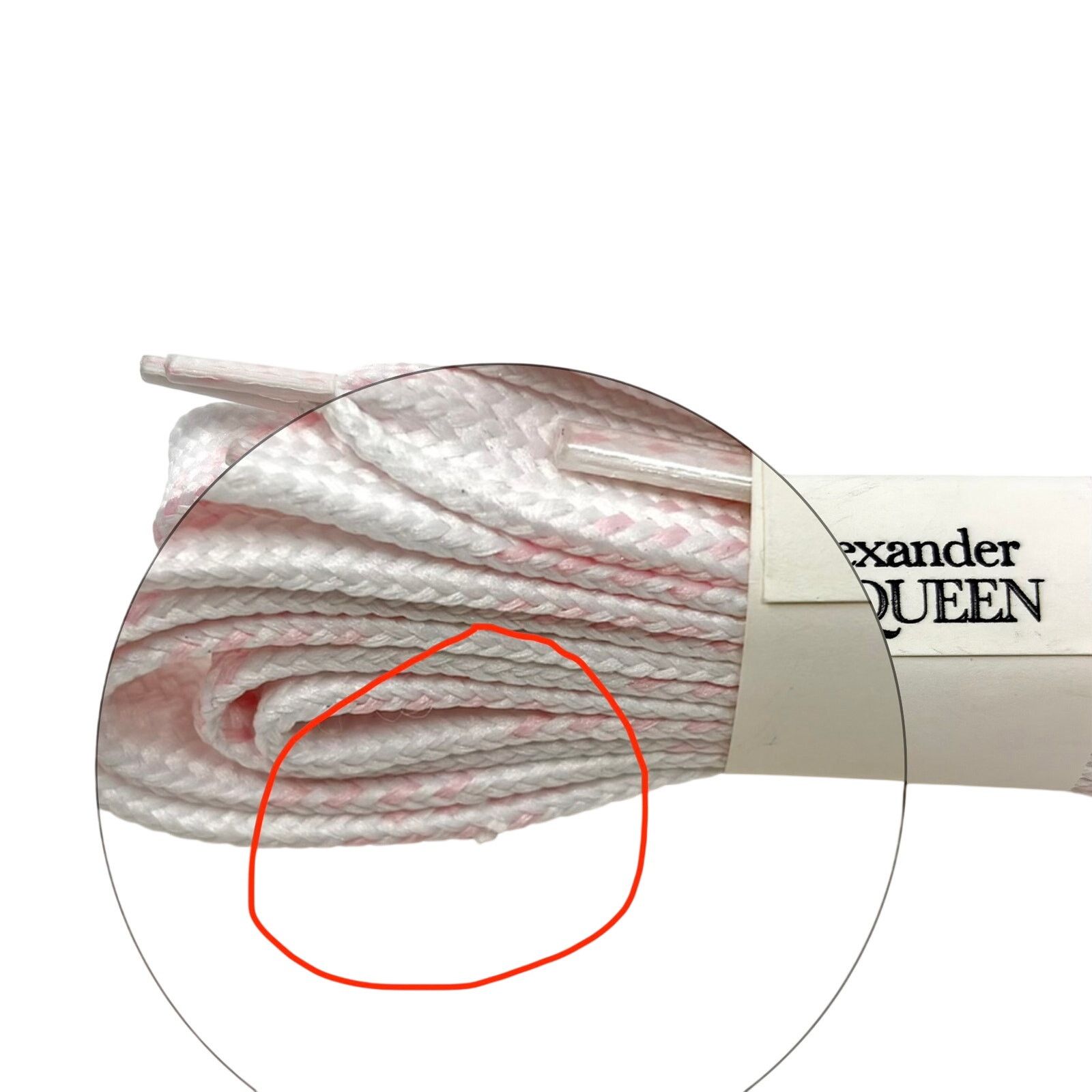 Alexander McQueen Alexander McQueen Pink Shoelaces Size ONE SIZE - 5 Thumbnail