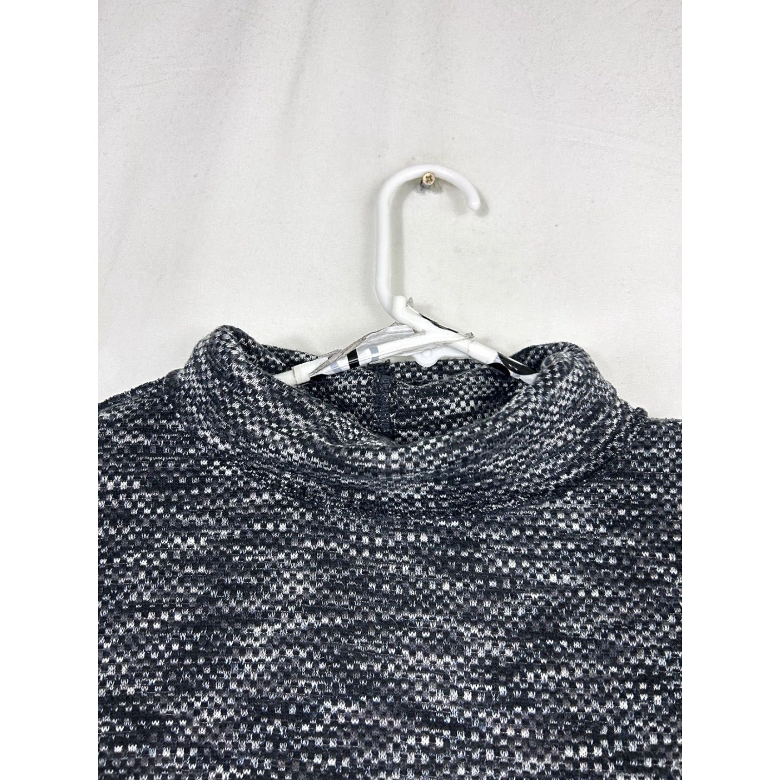 Free People Free People Shirt Women M Gray Turtleneck Long Sleeve Oversized Knit Sweater Tunic Polyester Size M / US 6-8 / IT 42-44 - 3 Thumbnail