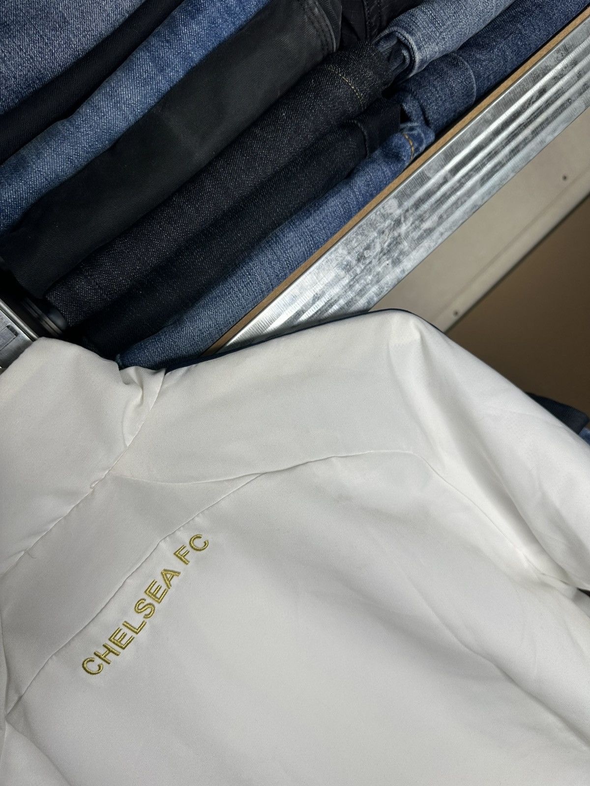 Adidas Vintage Adidas Chelsea FC Football Track Jacket Size S/M Size US M / EU 48-50 / 2 - 9 Thumbnail