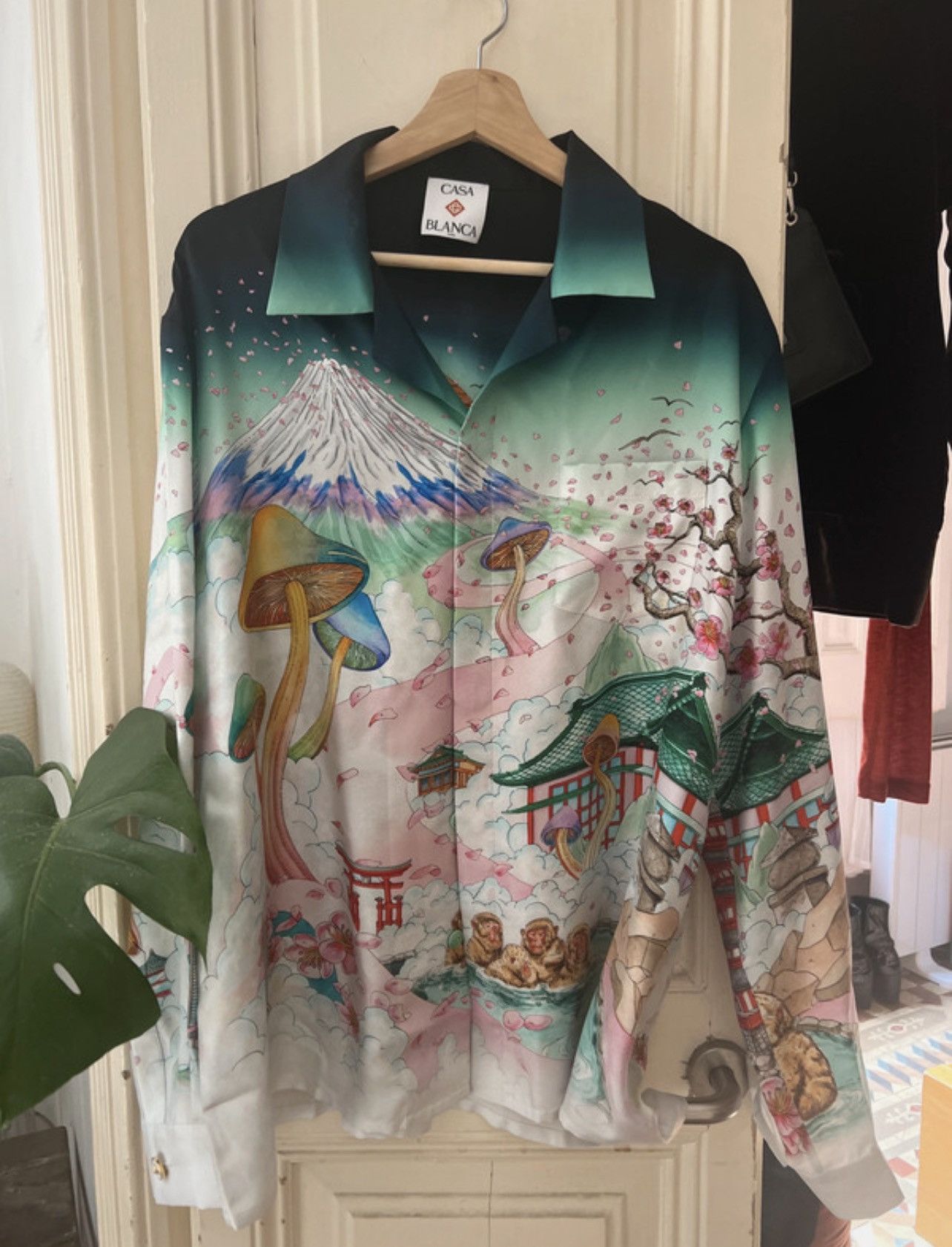 Casablanca Casablanca Silk Twill “Flowers” Shirt Size US M / EU 48-50 / 2 - 7 Thumbnail